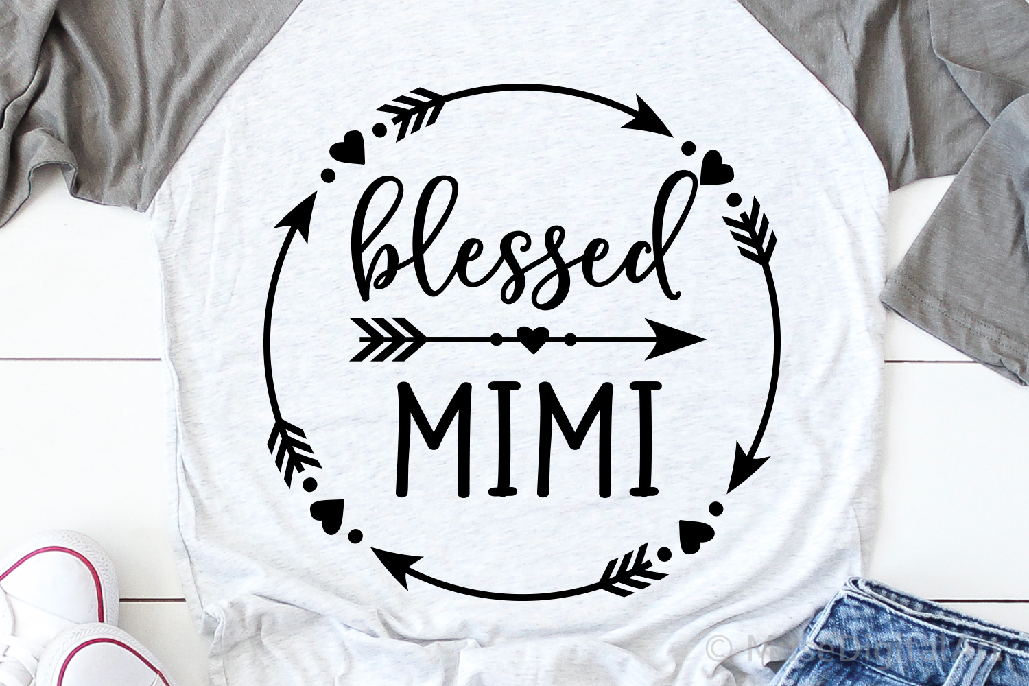 Download Blessed Mimi Svg, Grandma Shirt Svg, Mom Life Svg Nana Quote