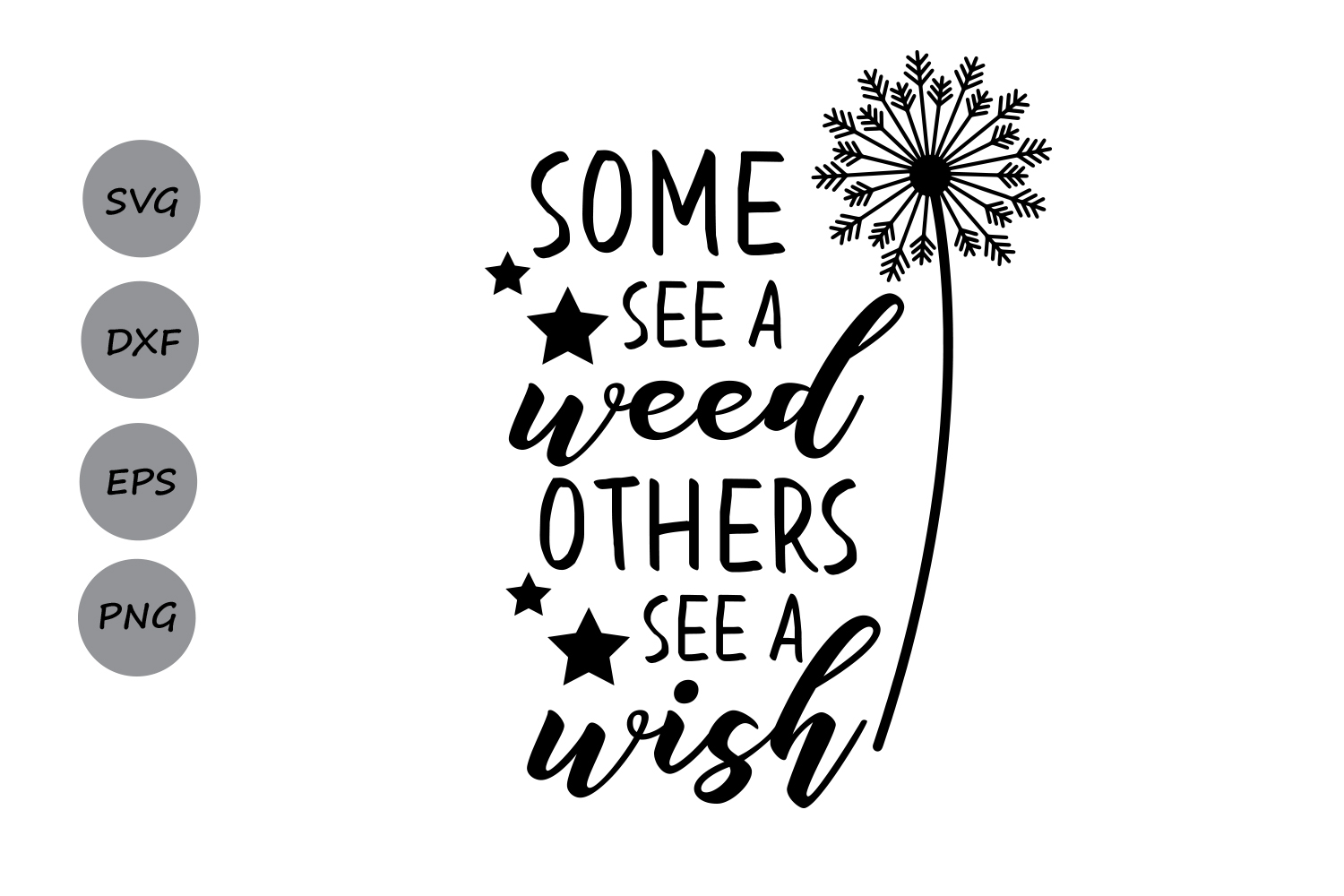 Some See A Weed Svg Others See A Wish Dandelion Svg 88326