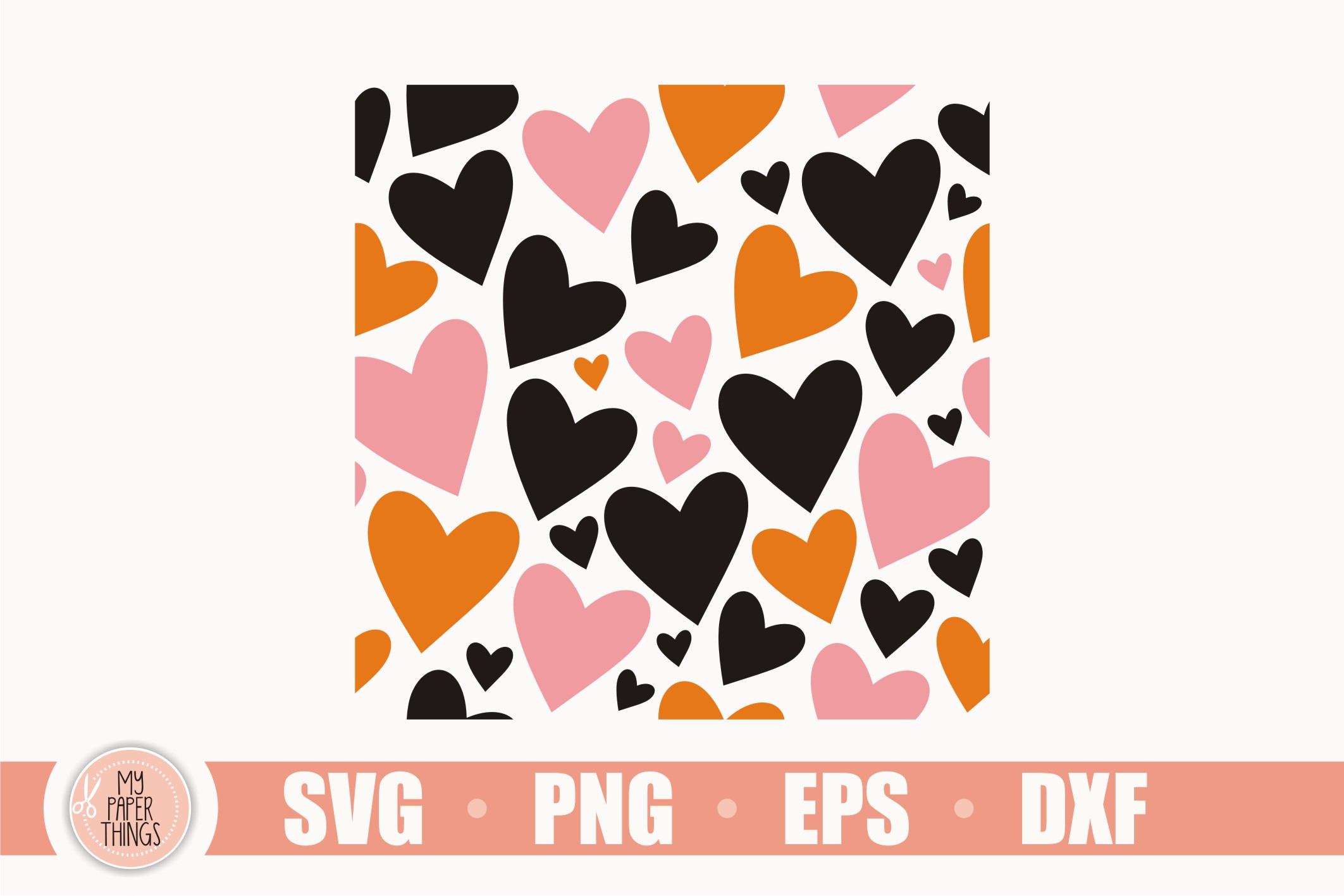 Download Heart Seamless Pattern SVG Bundle, Heart svg