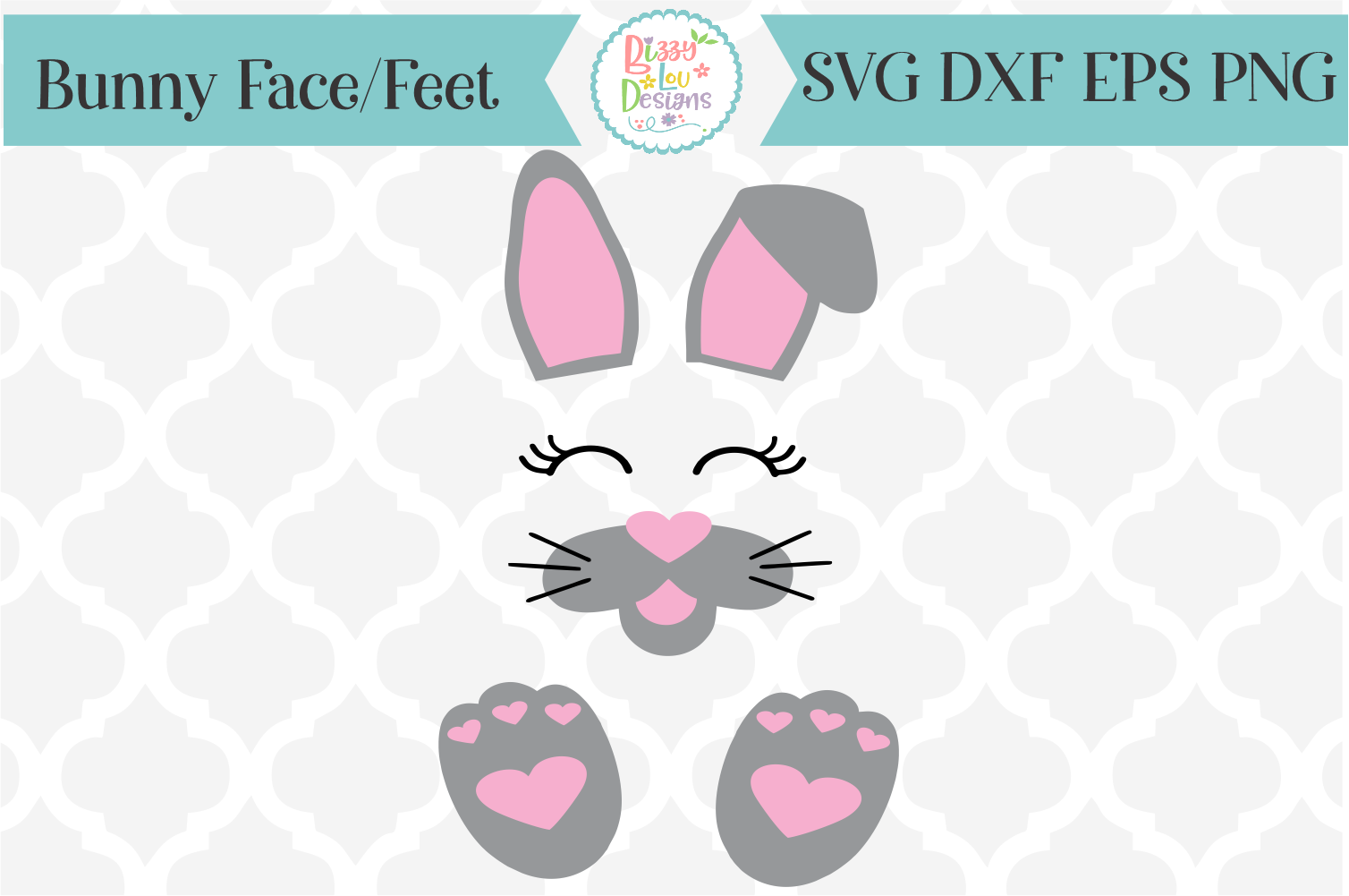 Download Easter Bunny SVG I Bunny Parts SVG I Bunny Face SVG ...