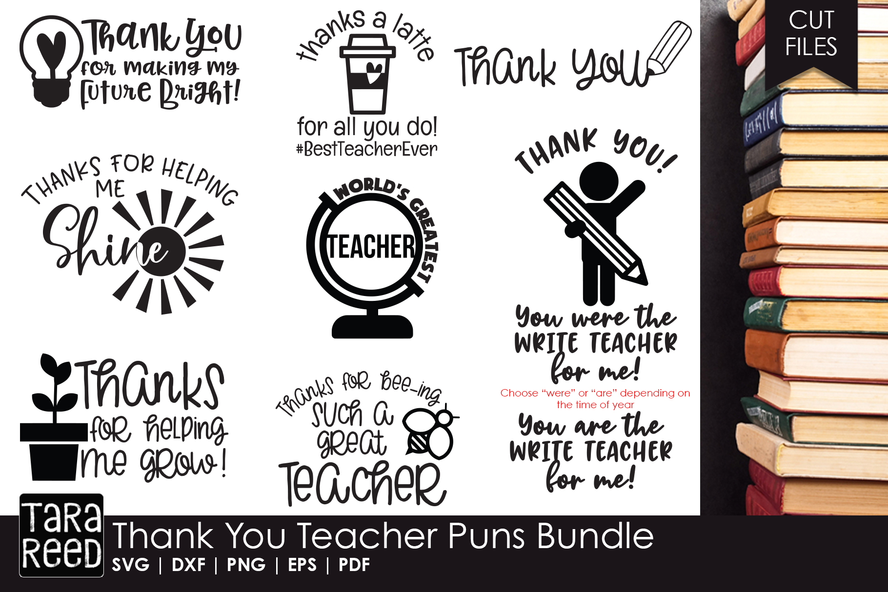 Download Thank You Teacher Puns - Teacher SVG files for Crafters