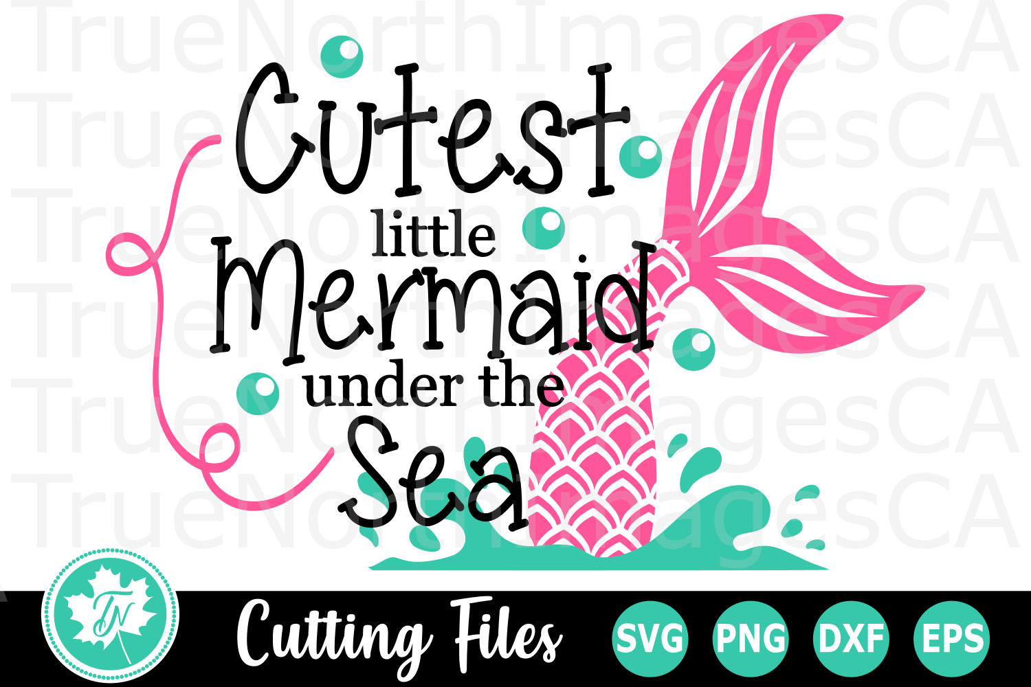 Download Cutest Little Mermaid - A Summer SVG Cut File