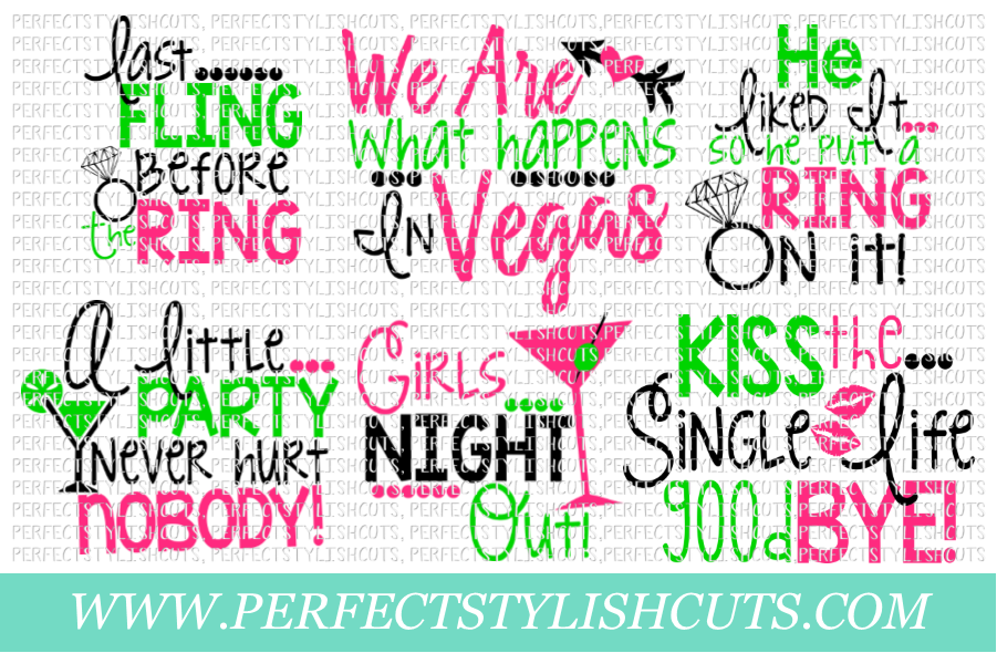 Wedding Svg Bachelorette Party Svg Bundle 20679 Svgs Design Bundles