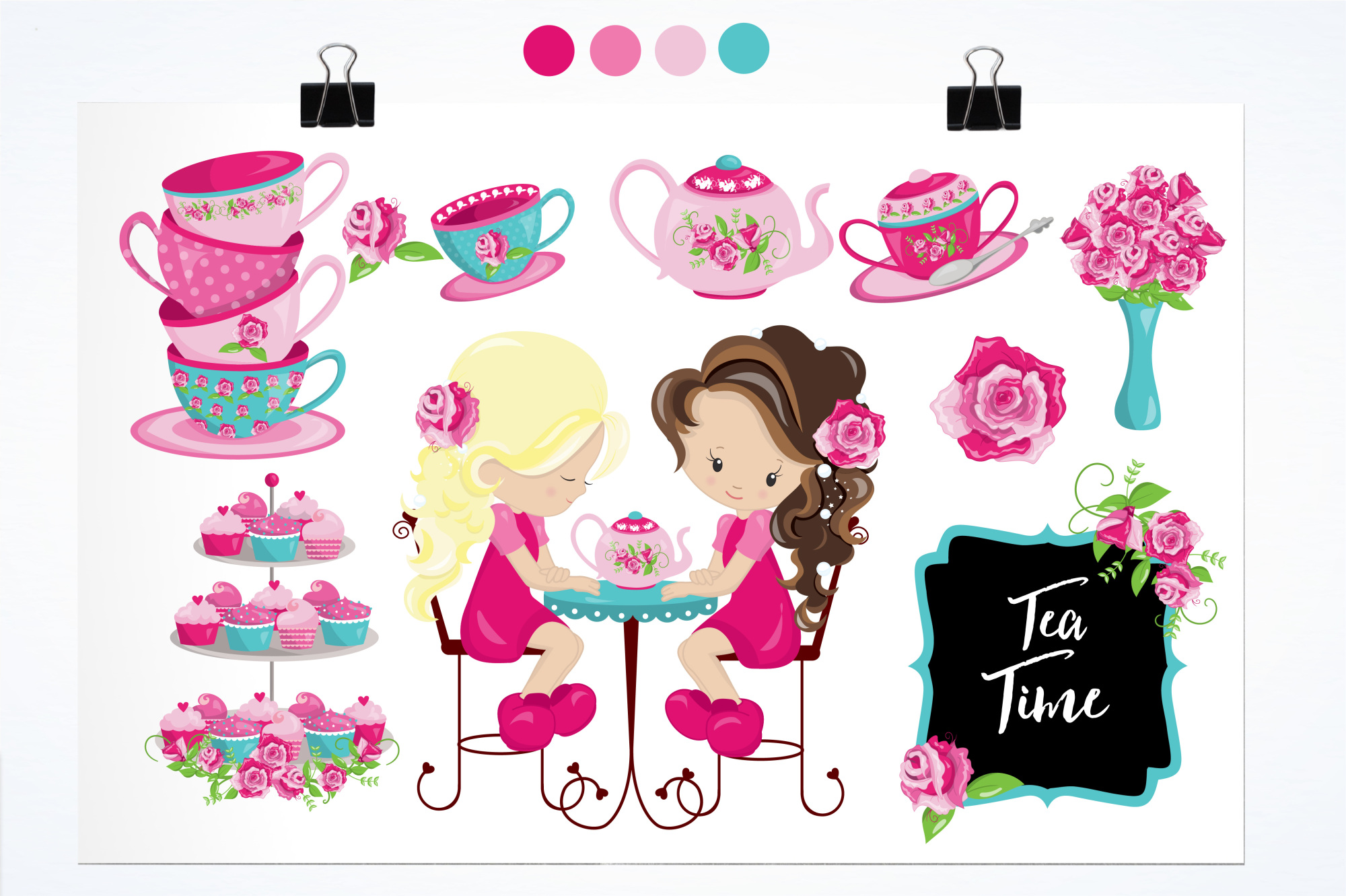 Download Tea Time graphics and illustrations (14640 ... Yellowimages Mockups