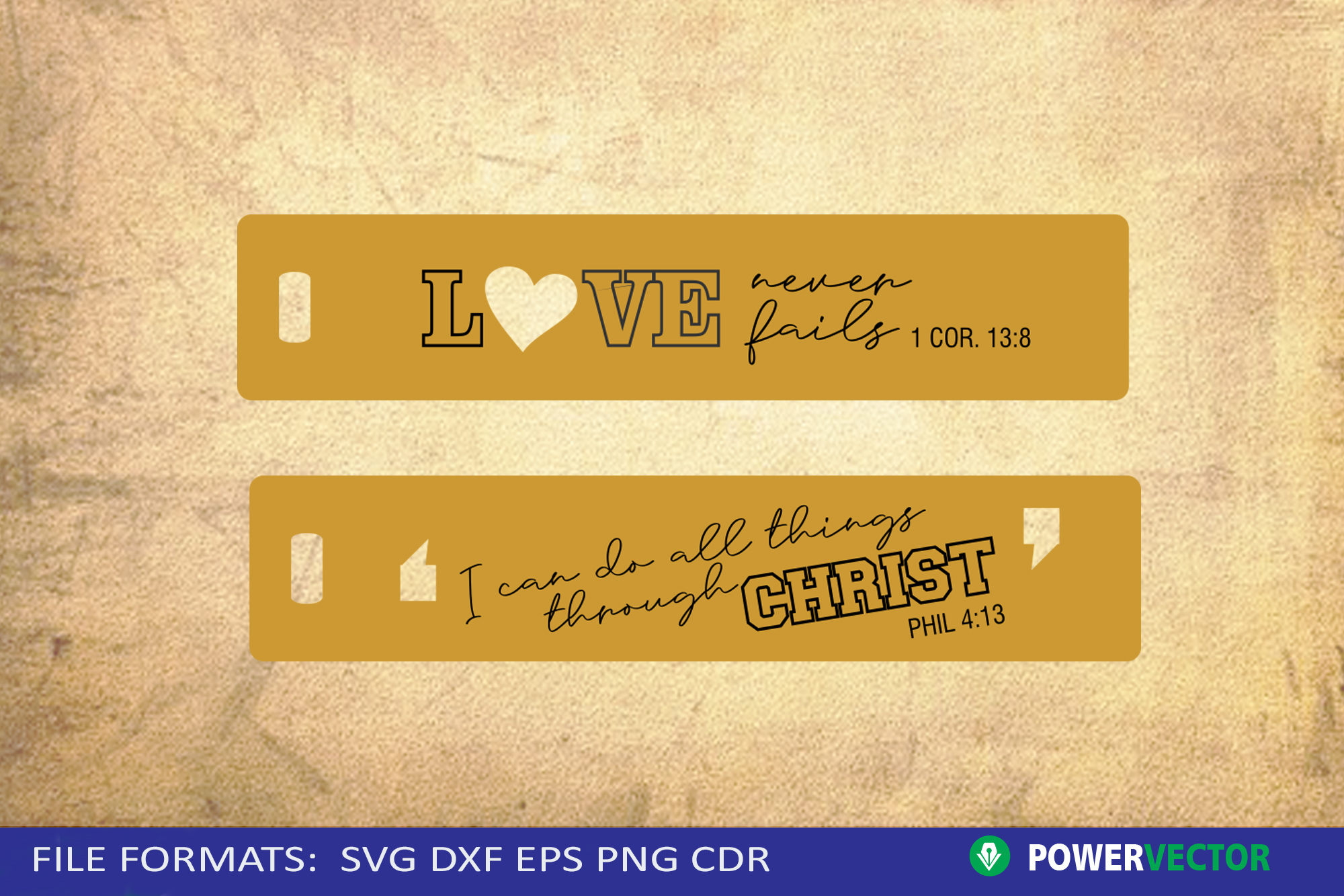 Bible Verse Laser Cutting Engraving Template