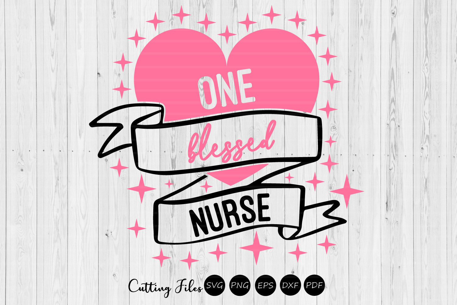 Download One Blessed Nurse | SVG Cut file | Cricut | Cameo ...