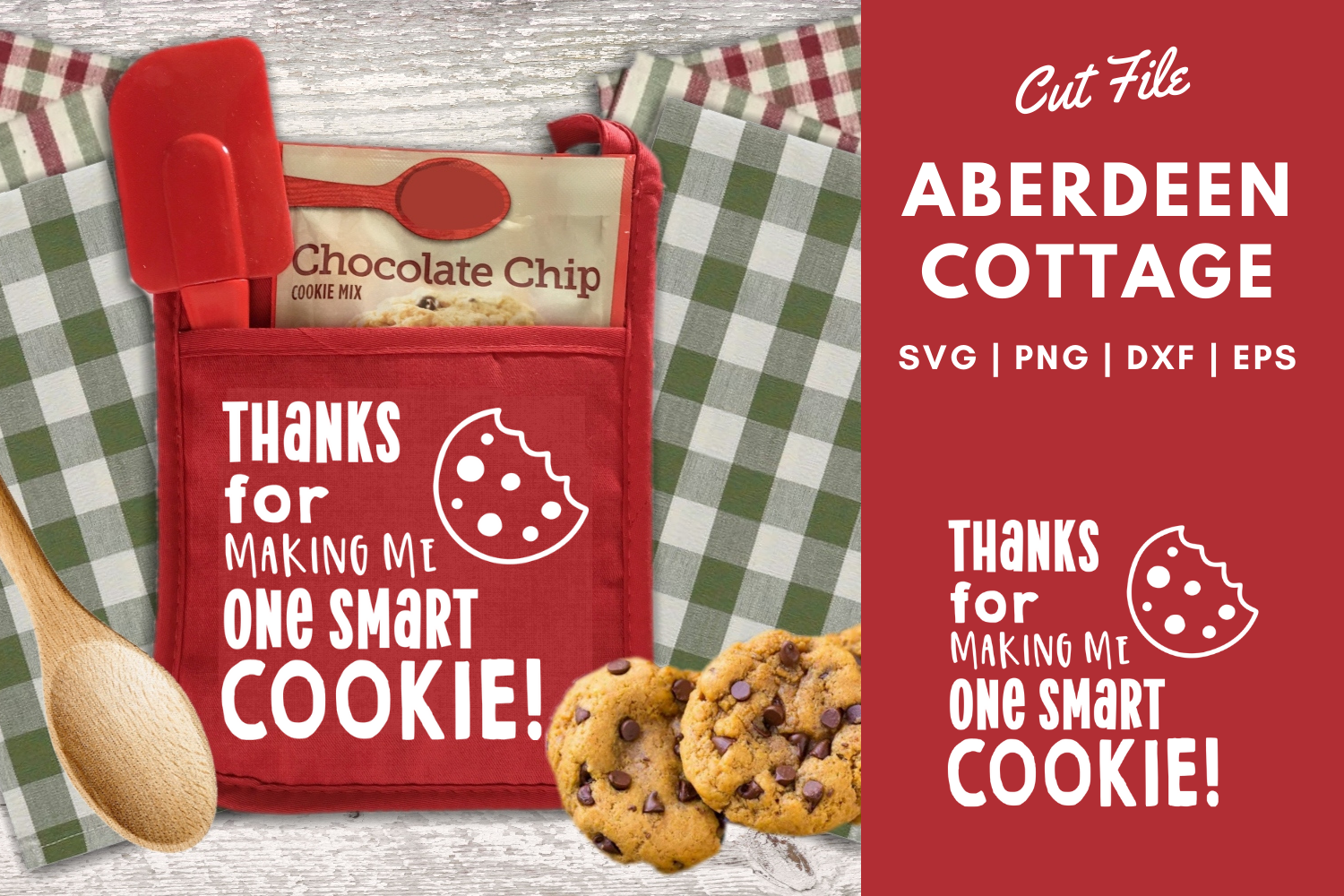 Download Thanks For Making Me One Smart Cookie - Teacher Gift SVG