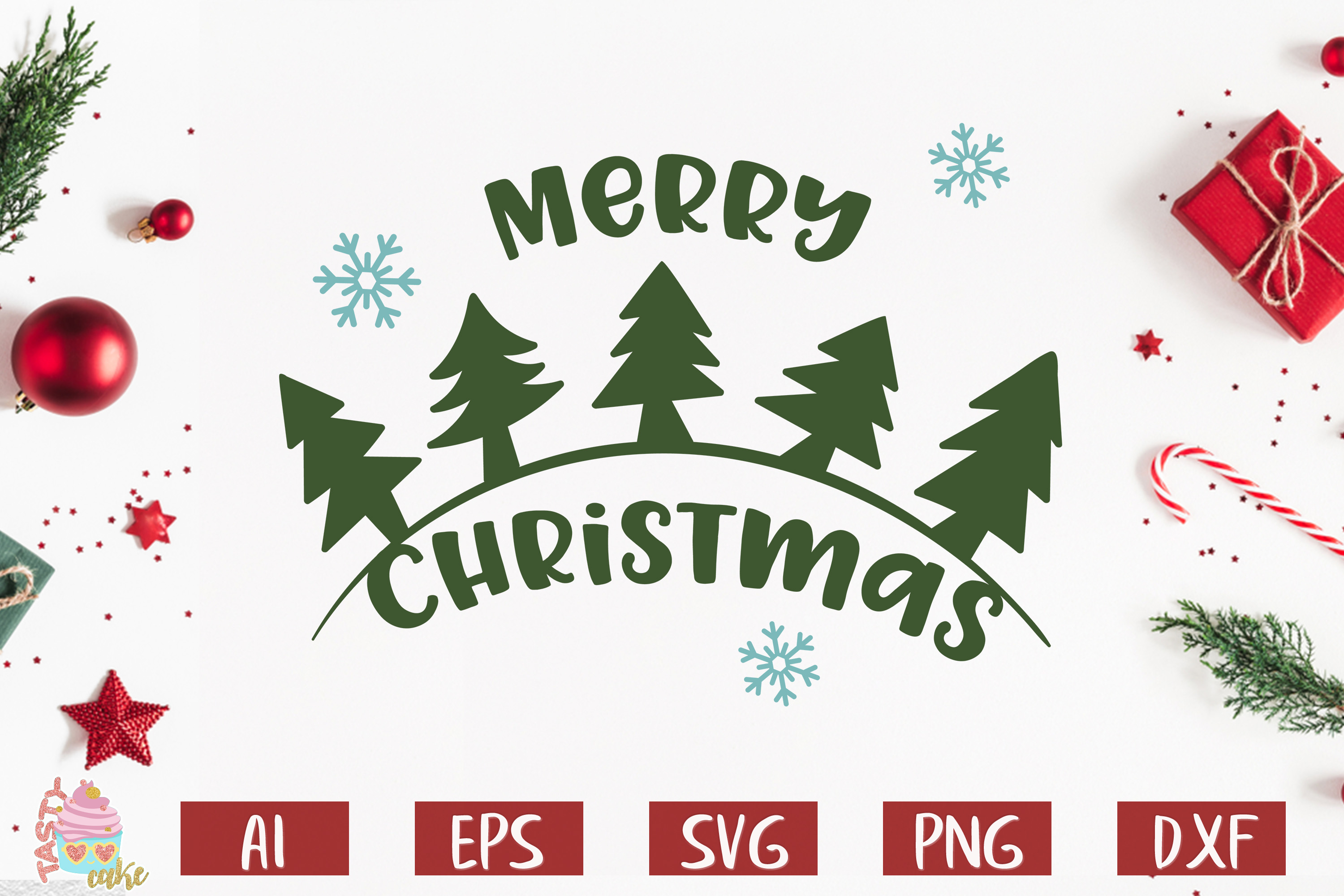 Merry Christmas Sign SVG - Christmas SVG