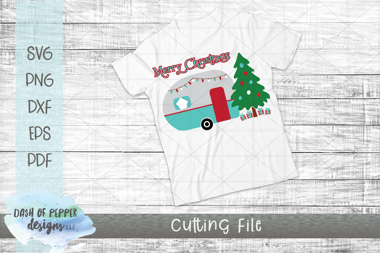 Download Christmas Camper SVG Cutting File (146164) | SVGs | Design ...