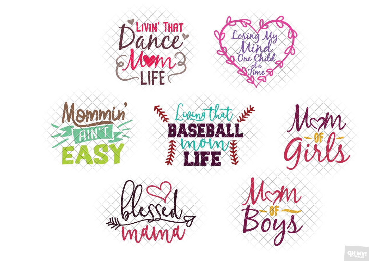 Download Mom Life SVG Bundle