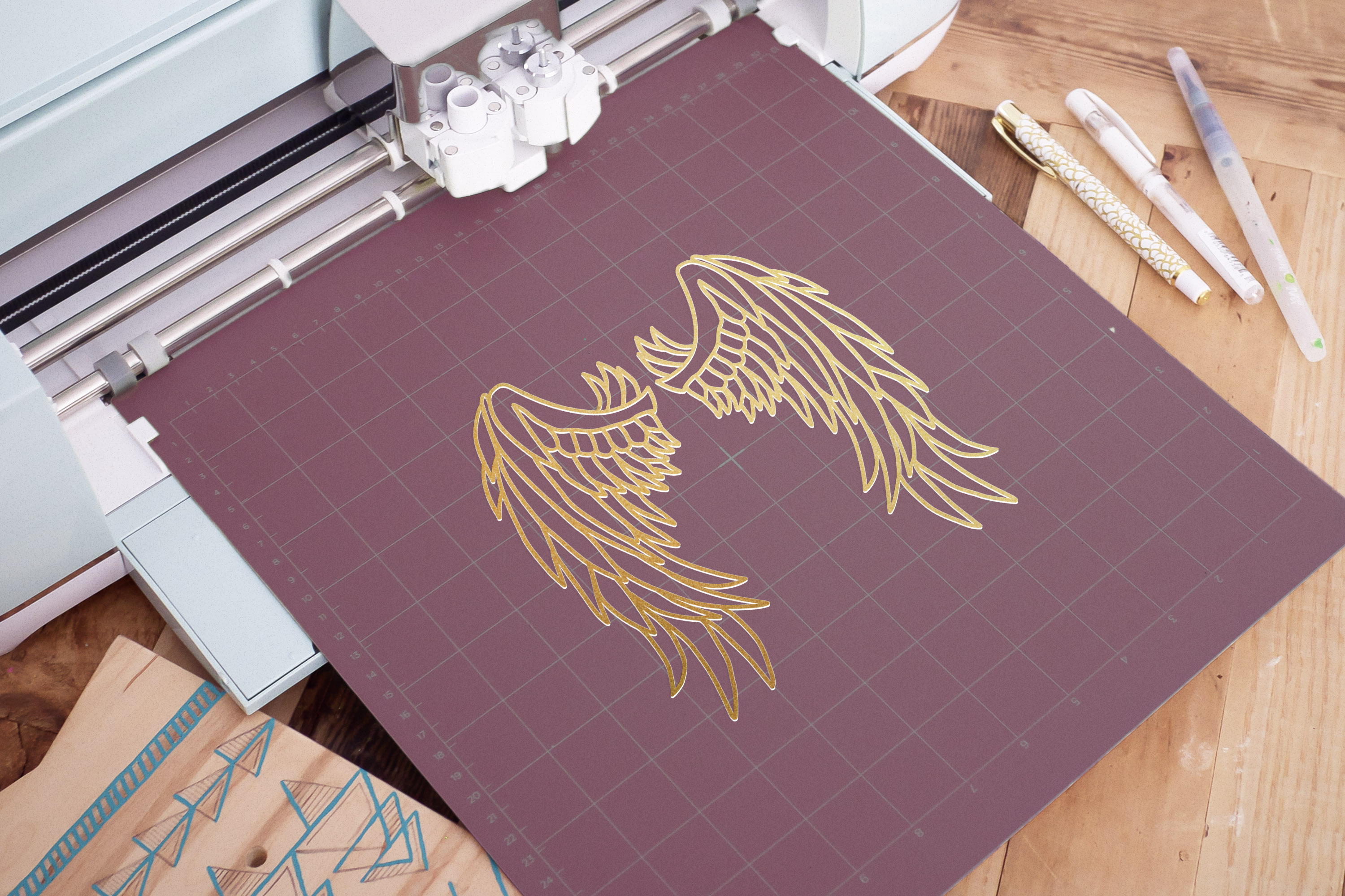 Download Angel Wings SVG, Angel Wings cricut file, silhouette file ...