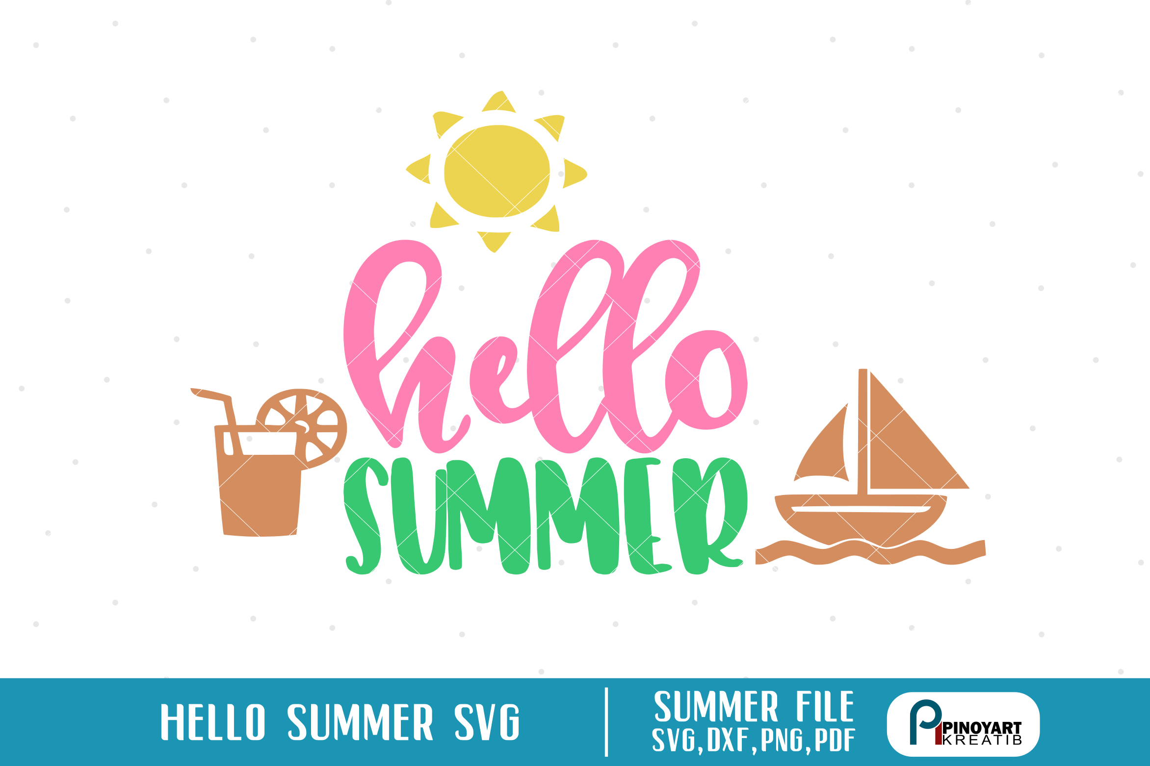 Download hello summer svg,summer svg,summer svg file,summer dxf file