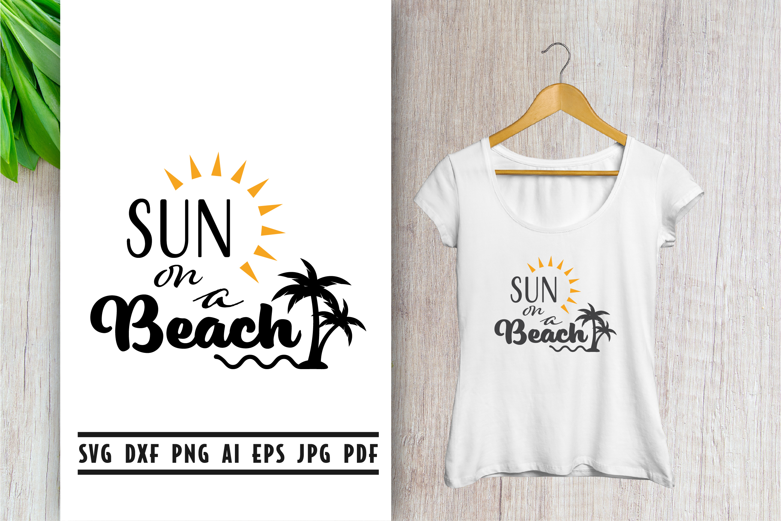 Sun on a Beach Svg, Summer Quote Svg (278720) | SVGs ...