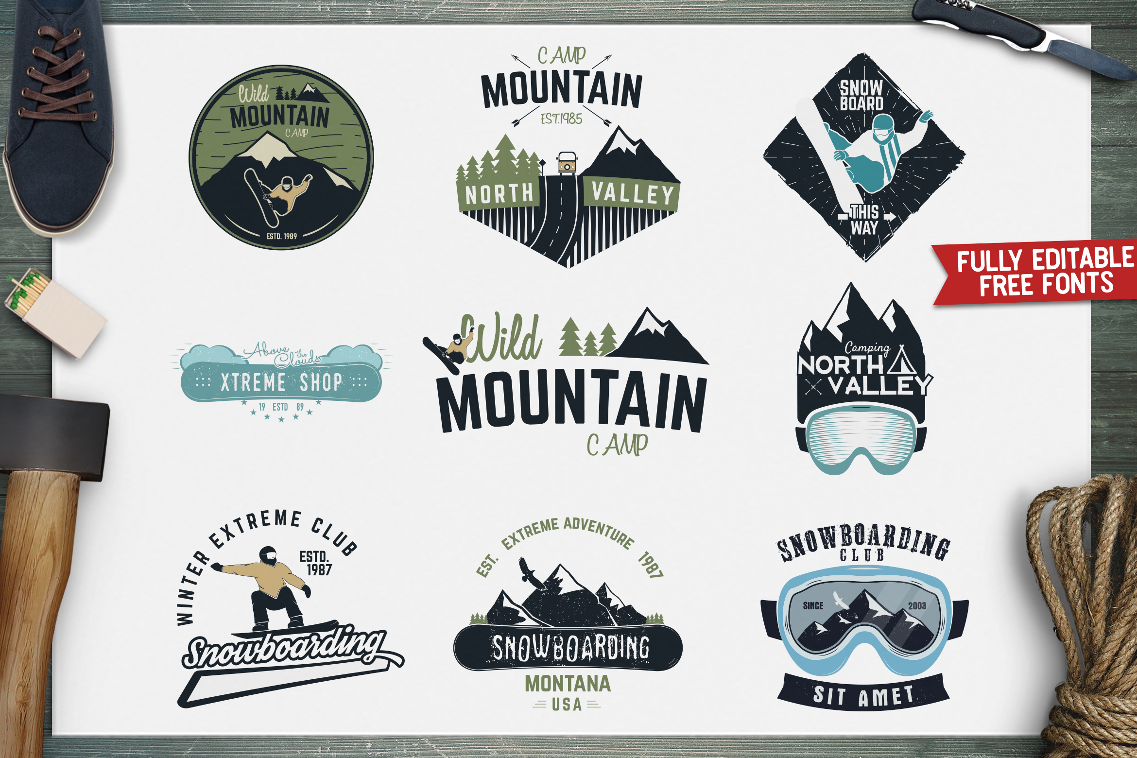 Winter Sports Svg Logos Camping Adventure Cut Files Cricut