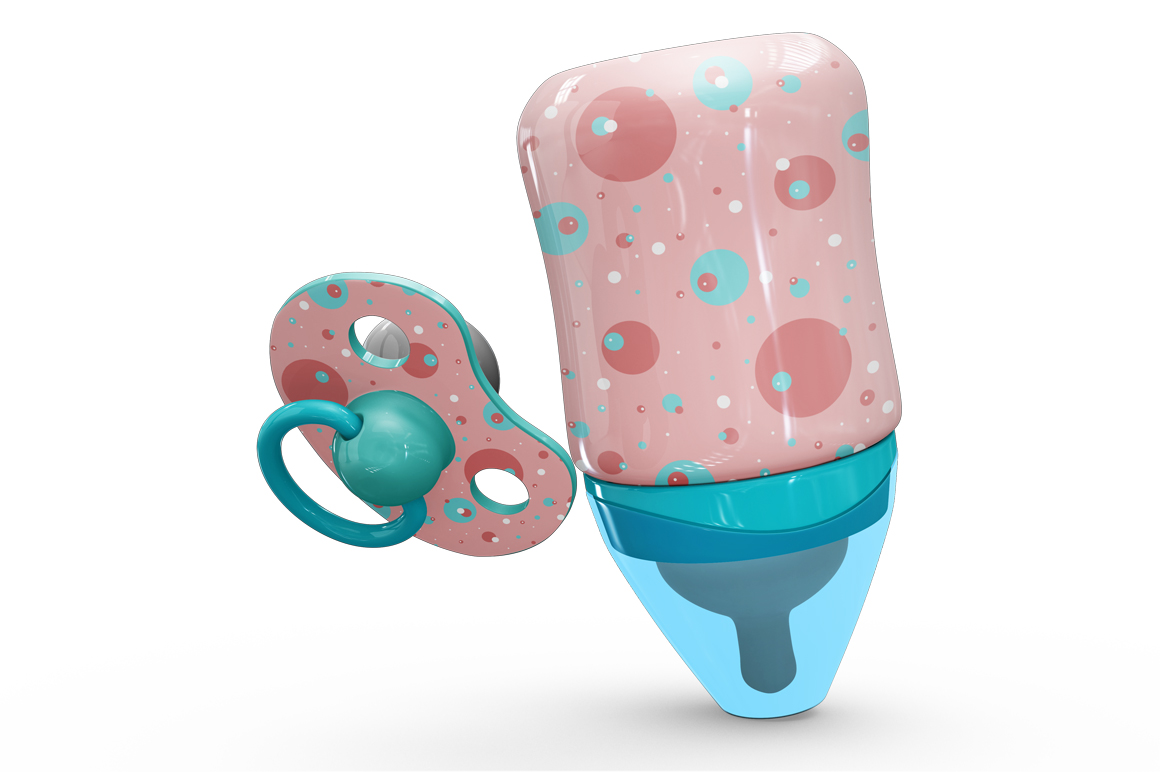 Baby Bottle and Pacifier Vol.2 Mockup