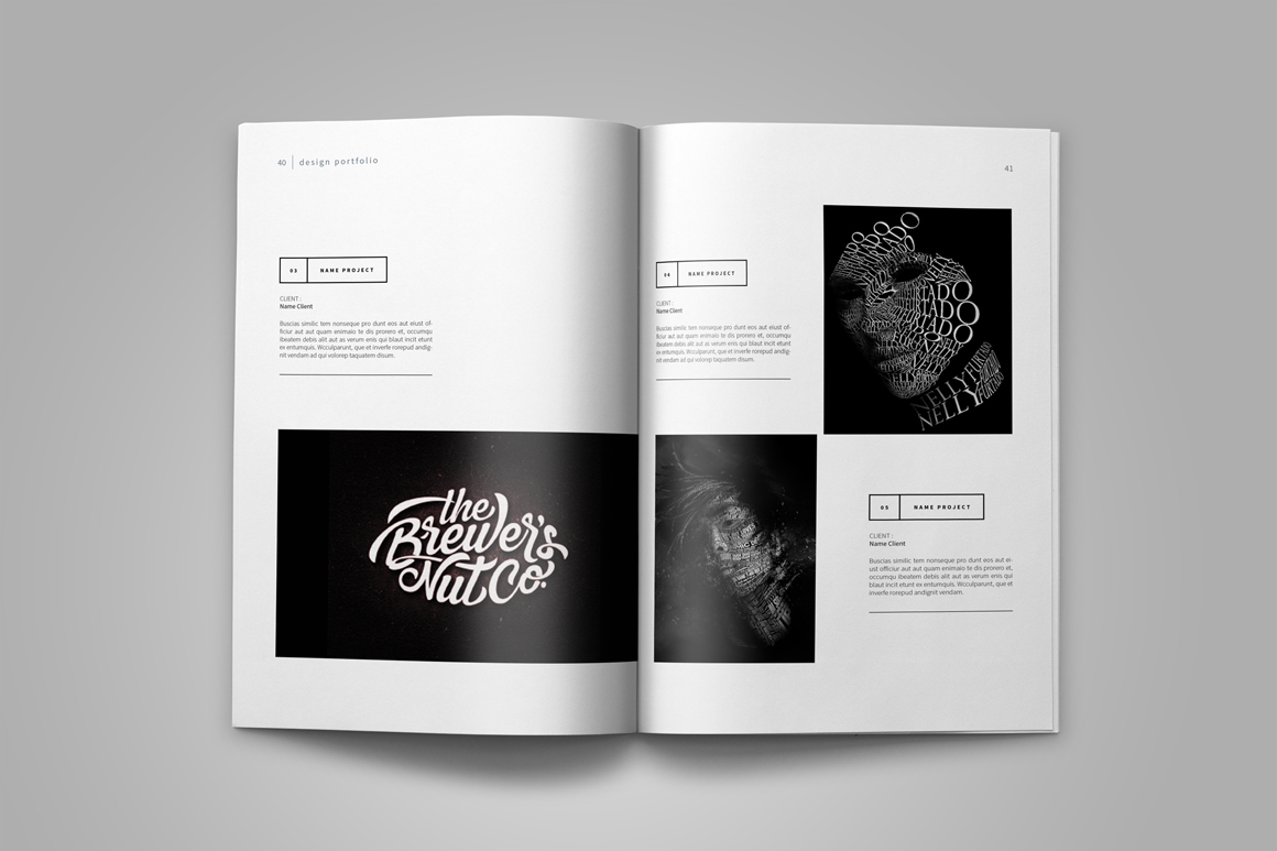  Graphic  Design Portfolio  Template 82436 Brochures 