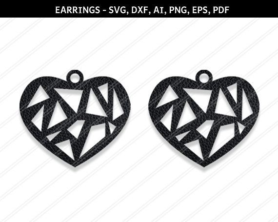 Free Free Heart Earring Svg 80 SVG PNG EPS DXF File