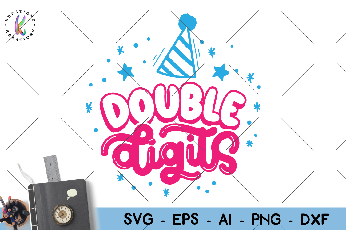 Birthday -double digits svg