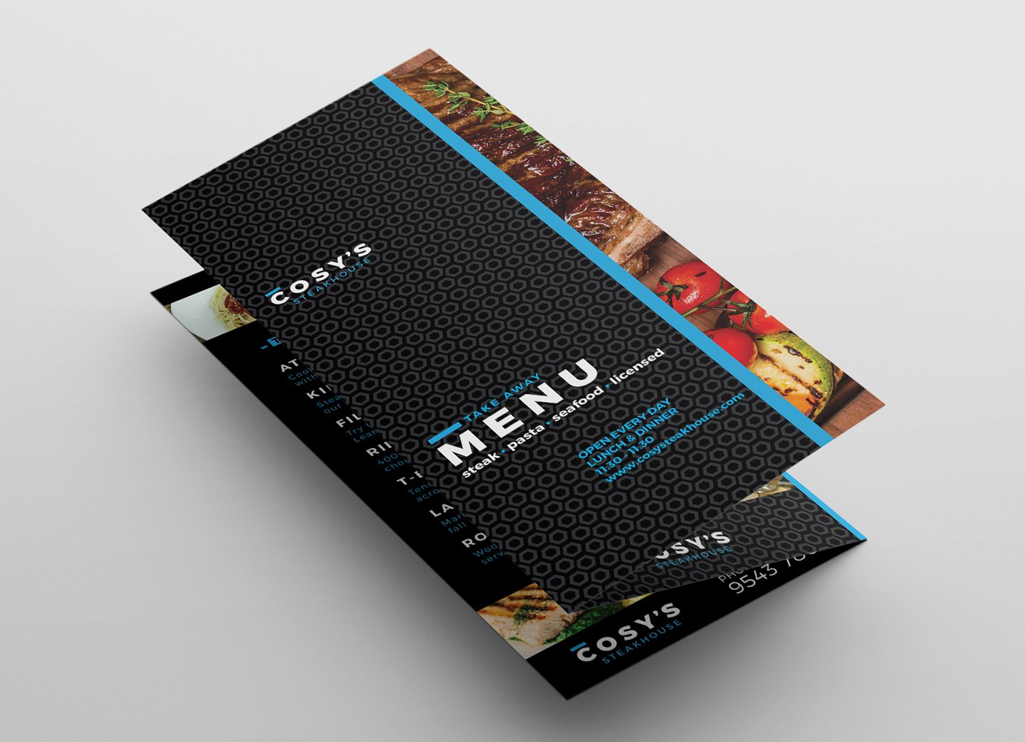 Trifold Restaurant Menu Template (260886) Brochures Design Bundles