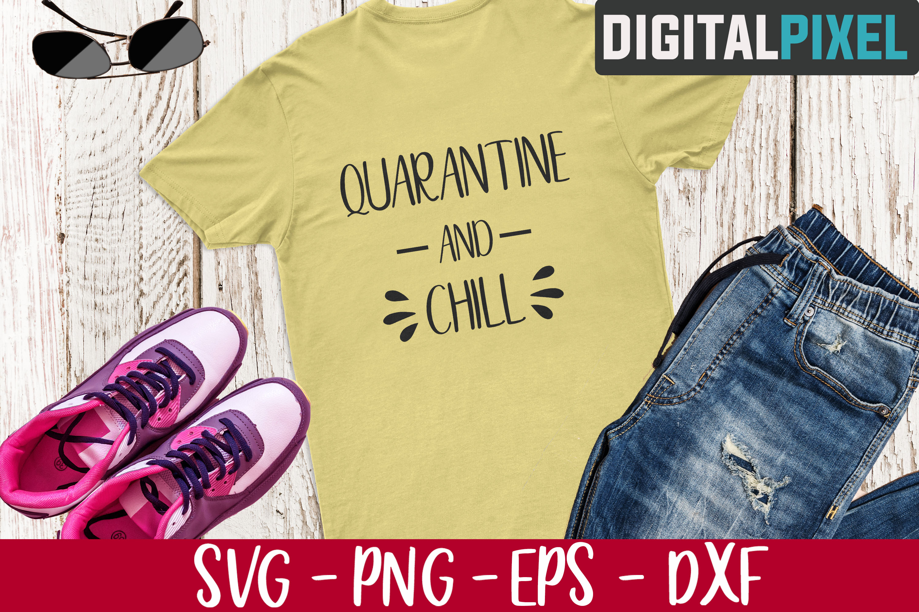 Download Quarantine And Chill SVG PNG DXF - Stay Home Svg File ...