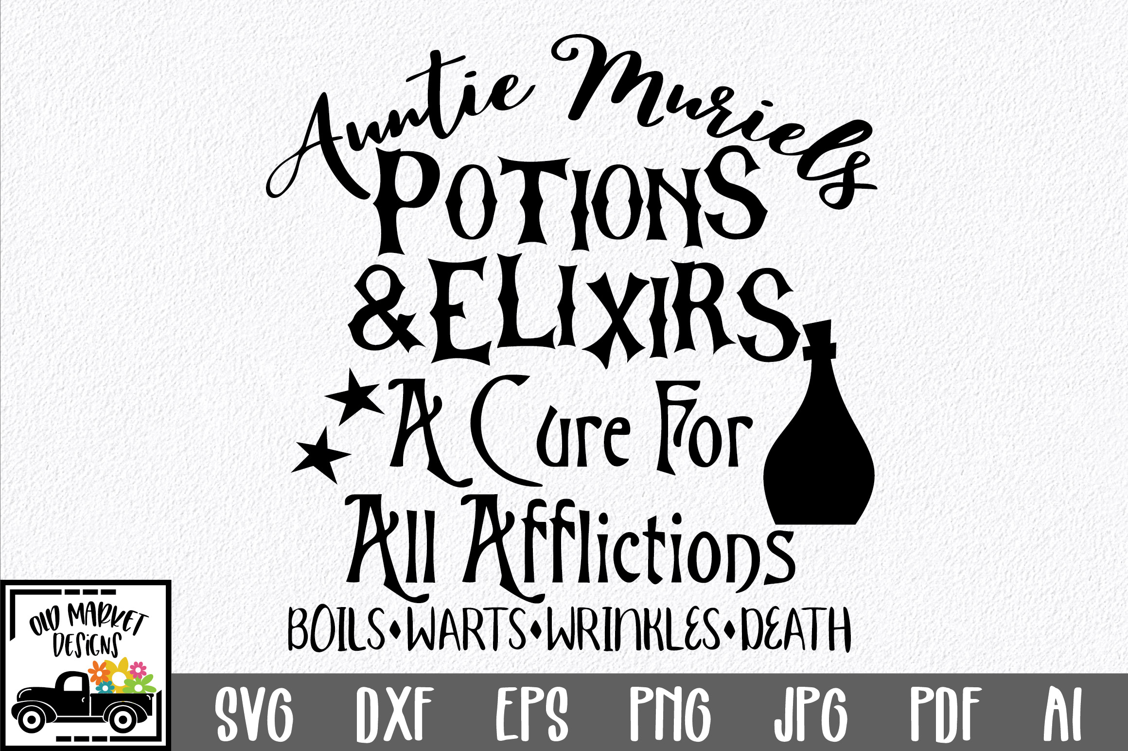 Potions & Elixirs SVG Cut File - Halloween SVG PNG EPS DXF