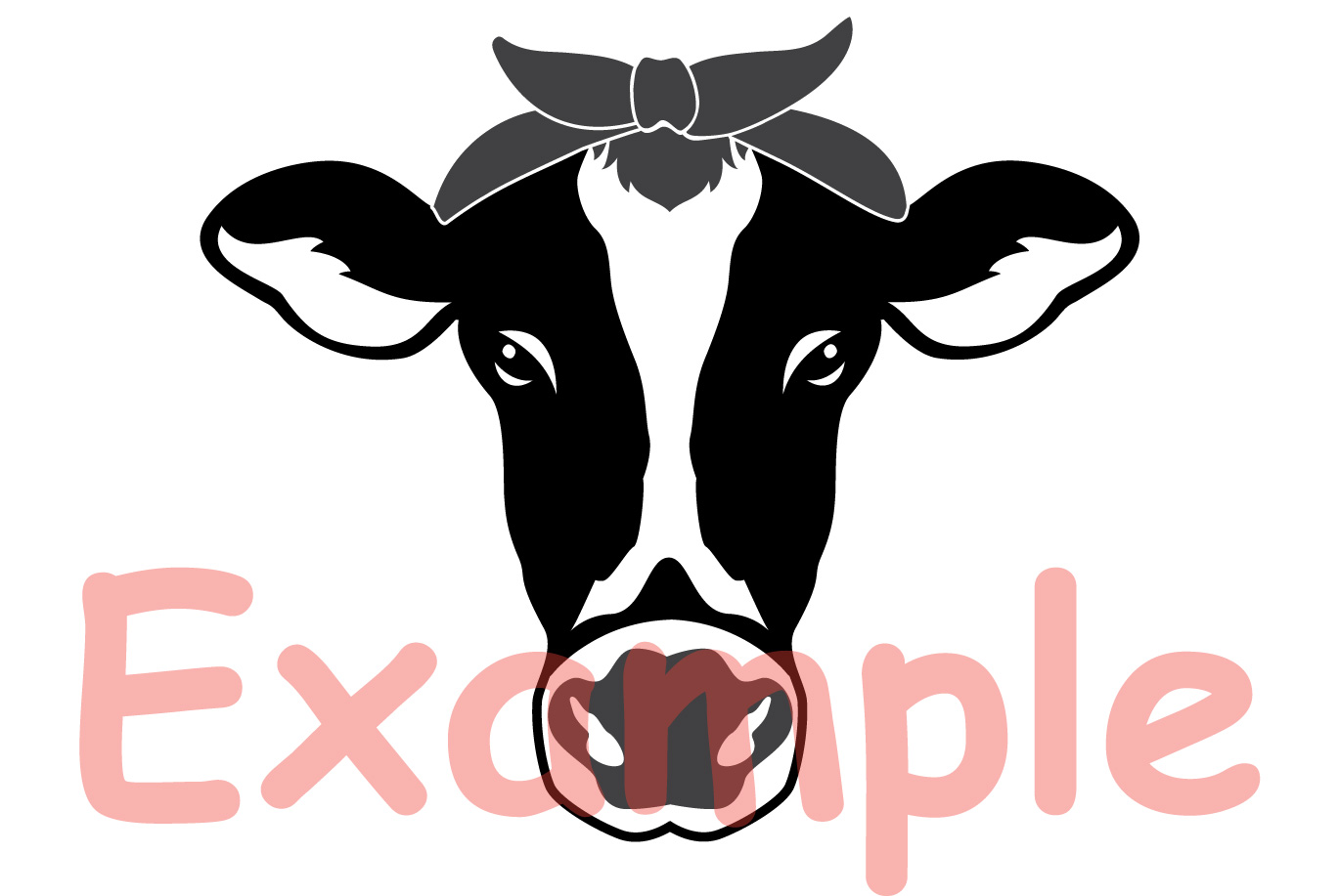 Download Cow Head SVG, cowboy western Farm animal 768S (79417 ...