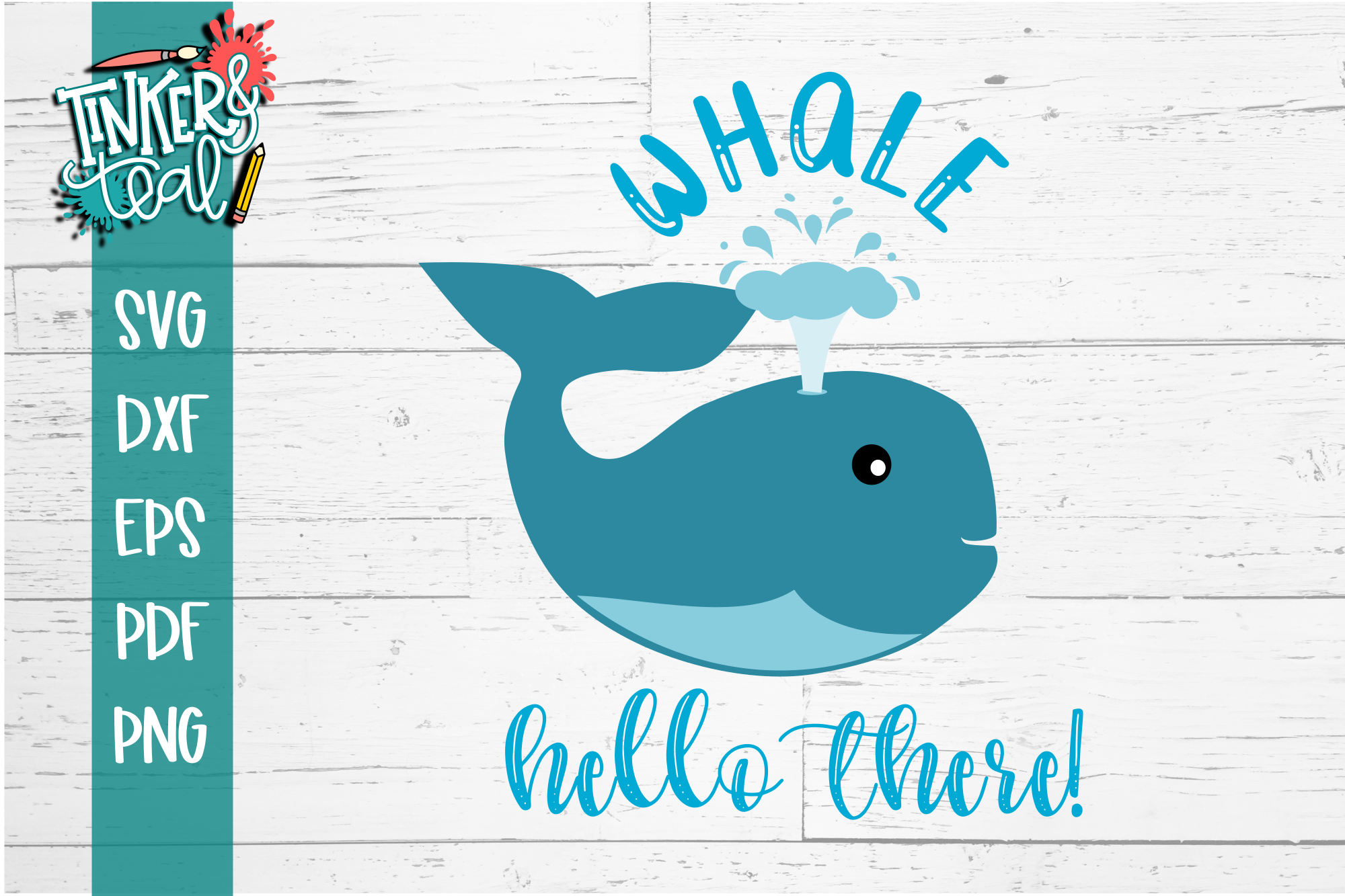 Whale Hello There SVG