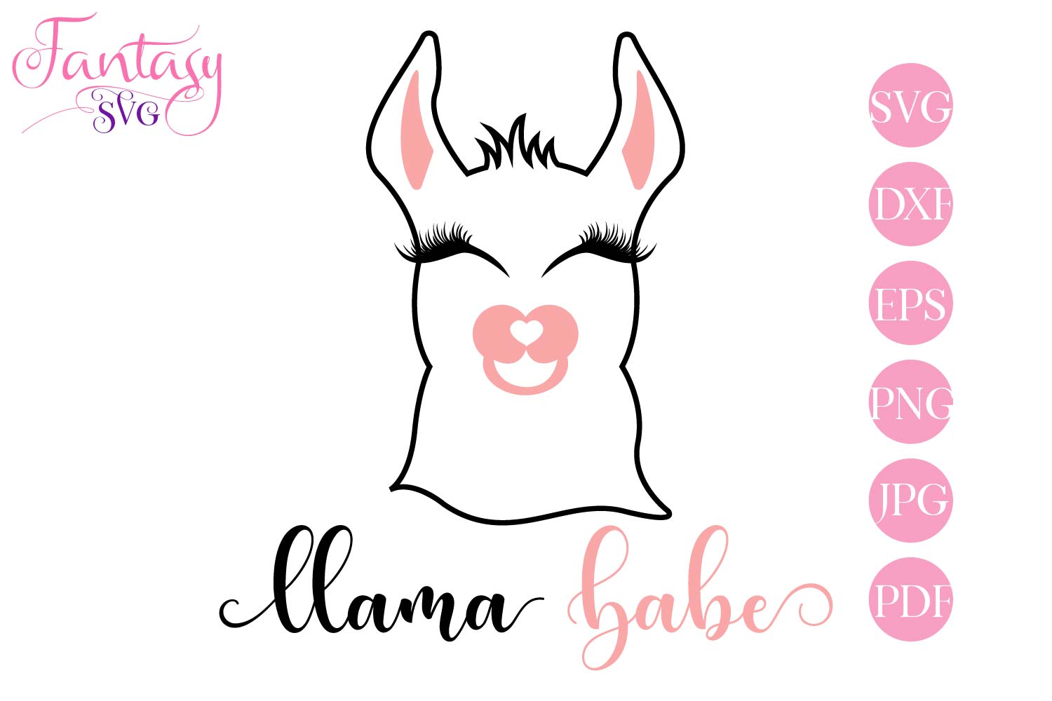 Download Llama babe svg cut file for silhouette and cricut (182744 ...