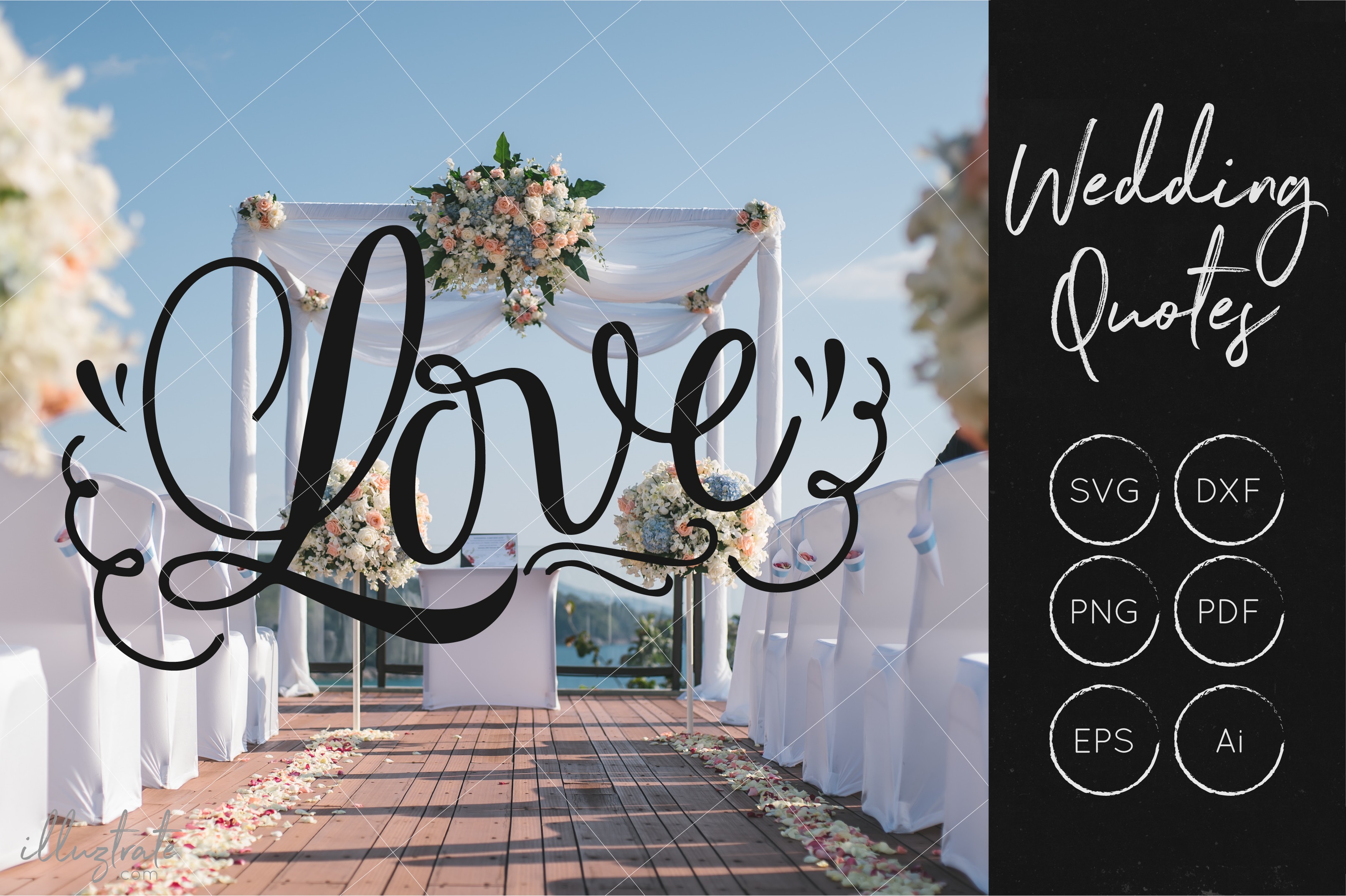 Wedding SVG Cut Files Bundle - Wedding Quotes - Wedding ...