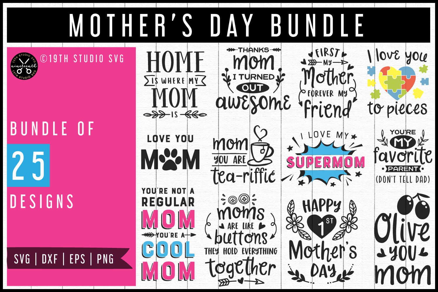 Download Mother's Day SVG Bundle| MB52