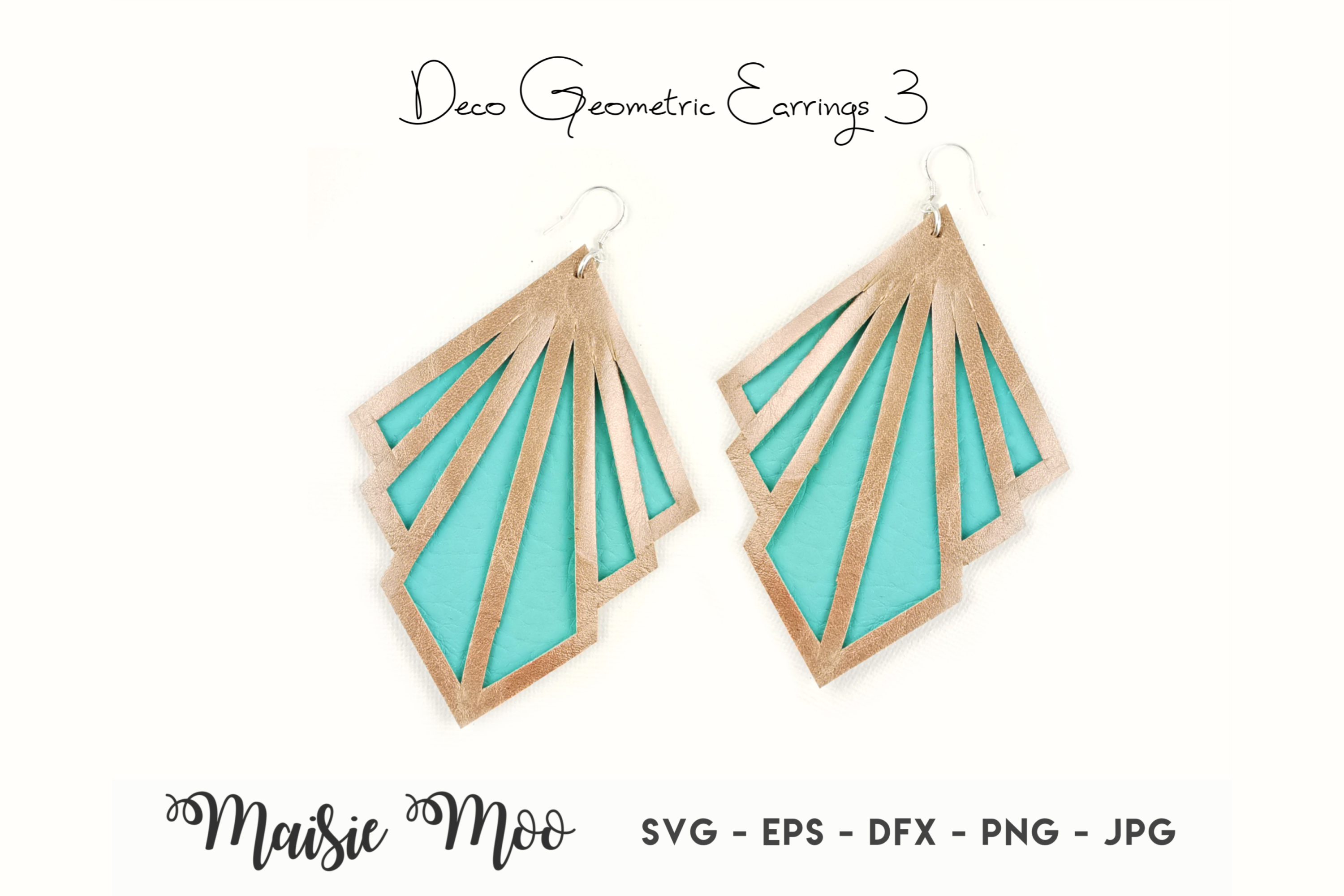 Geometric Earring Templates | Vintage Earring SVG (477978) | Other