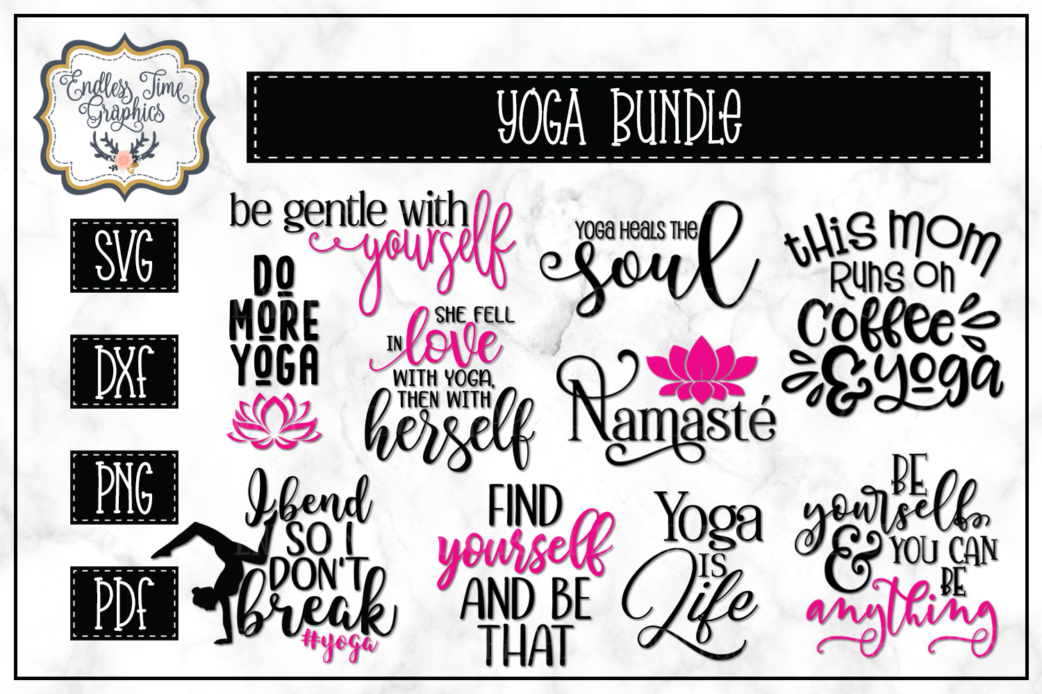 Download Yoga SVG Bundle