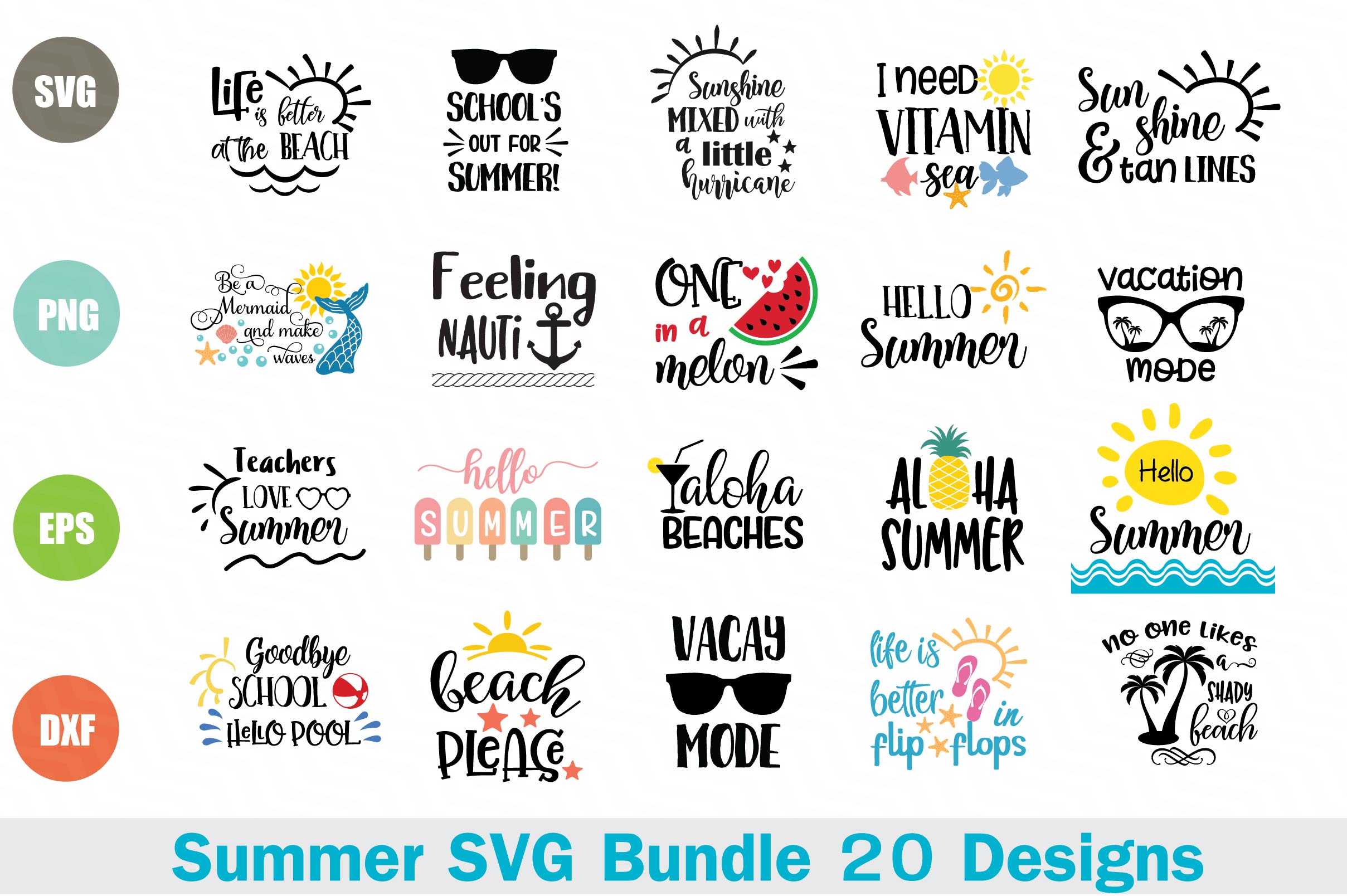 Free Free Summer Svg Bundle 314 SVG PNG EPS DXF File