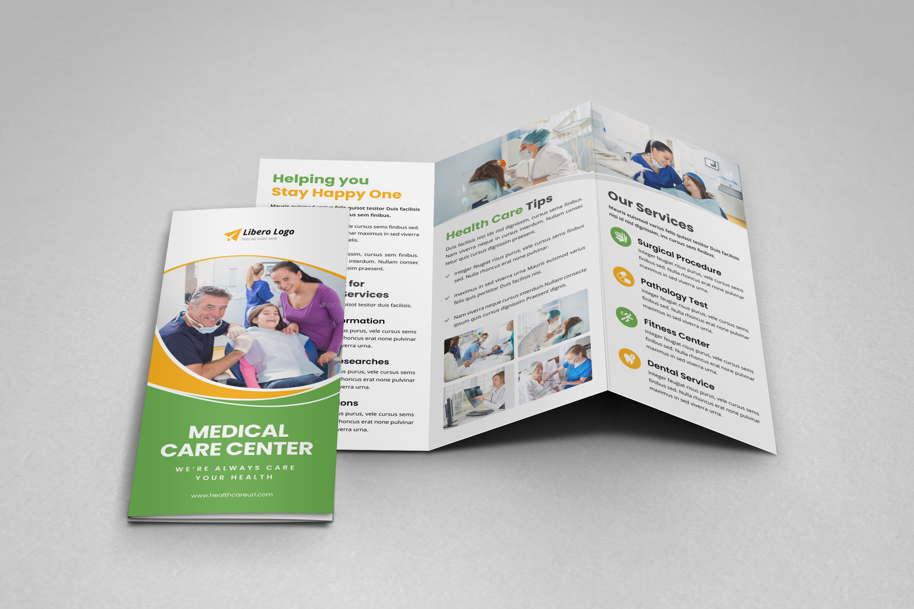 Medical Healthcare Trifold Brochure v3 (189517) | Brochures | Design ...