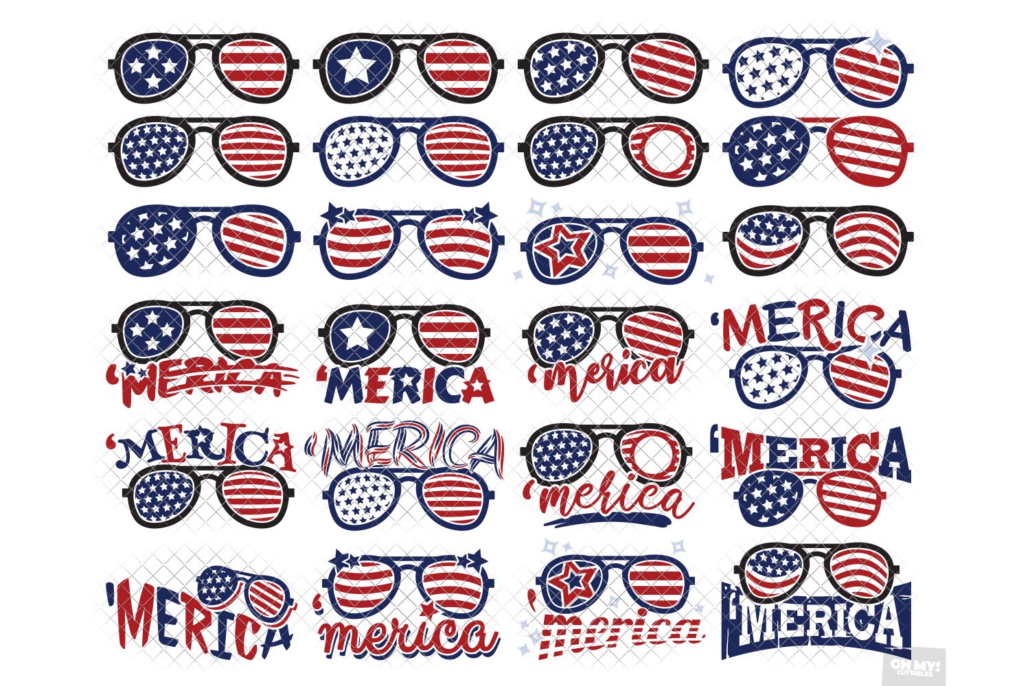 Download Merica Sunglasses SVG Sublimation in SVG,DXF,PNG,EPS,JPG