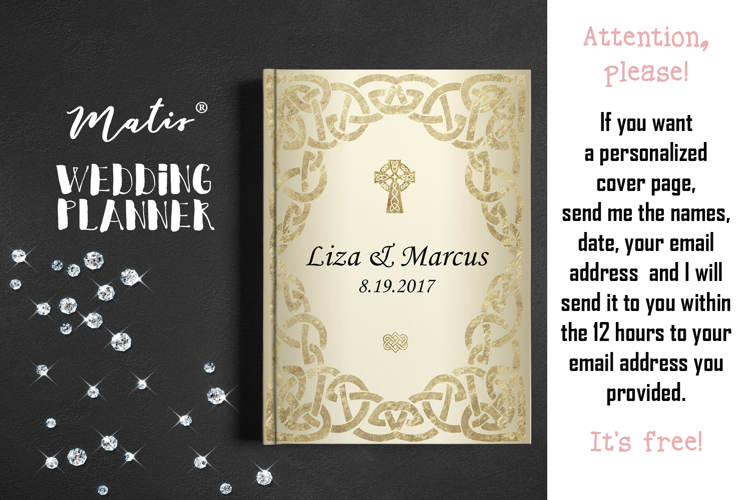 Wedding Planner Printable Personalization Included