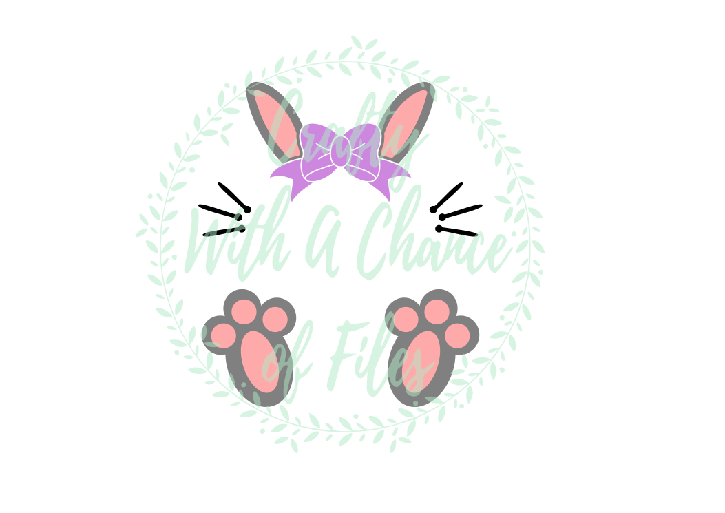 Download Easter Bunny SVG * Easter Bunny Monogram SVG * Monogram ...