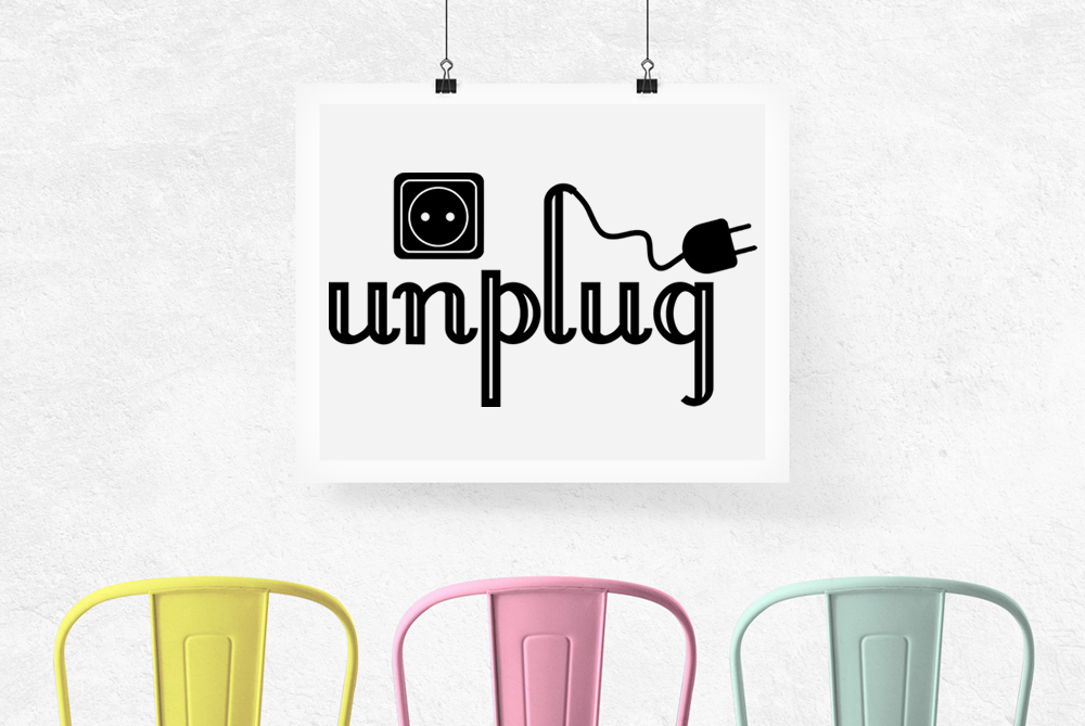 Unplug sign SVG, unplugged wedding unplugged home wall print