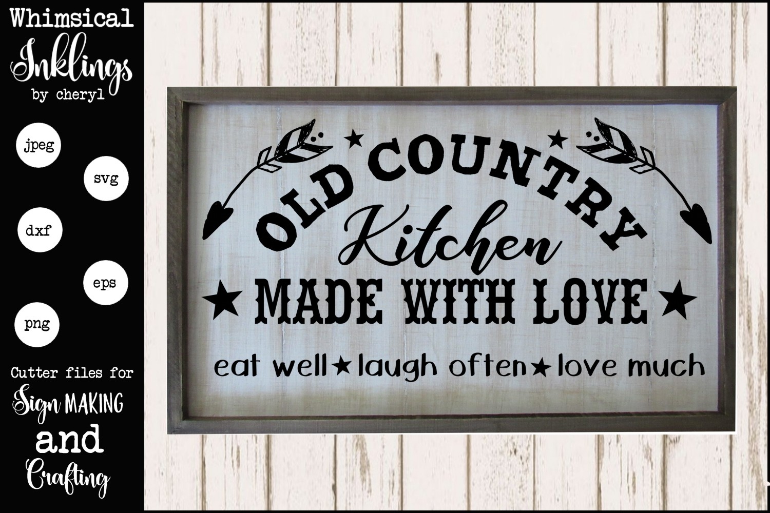 Old Country Kitchen SVG (133480) | SVGs | Design Bundles