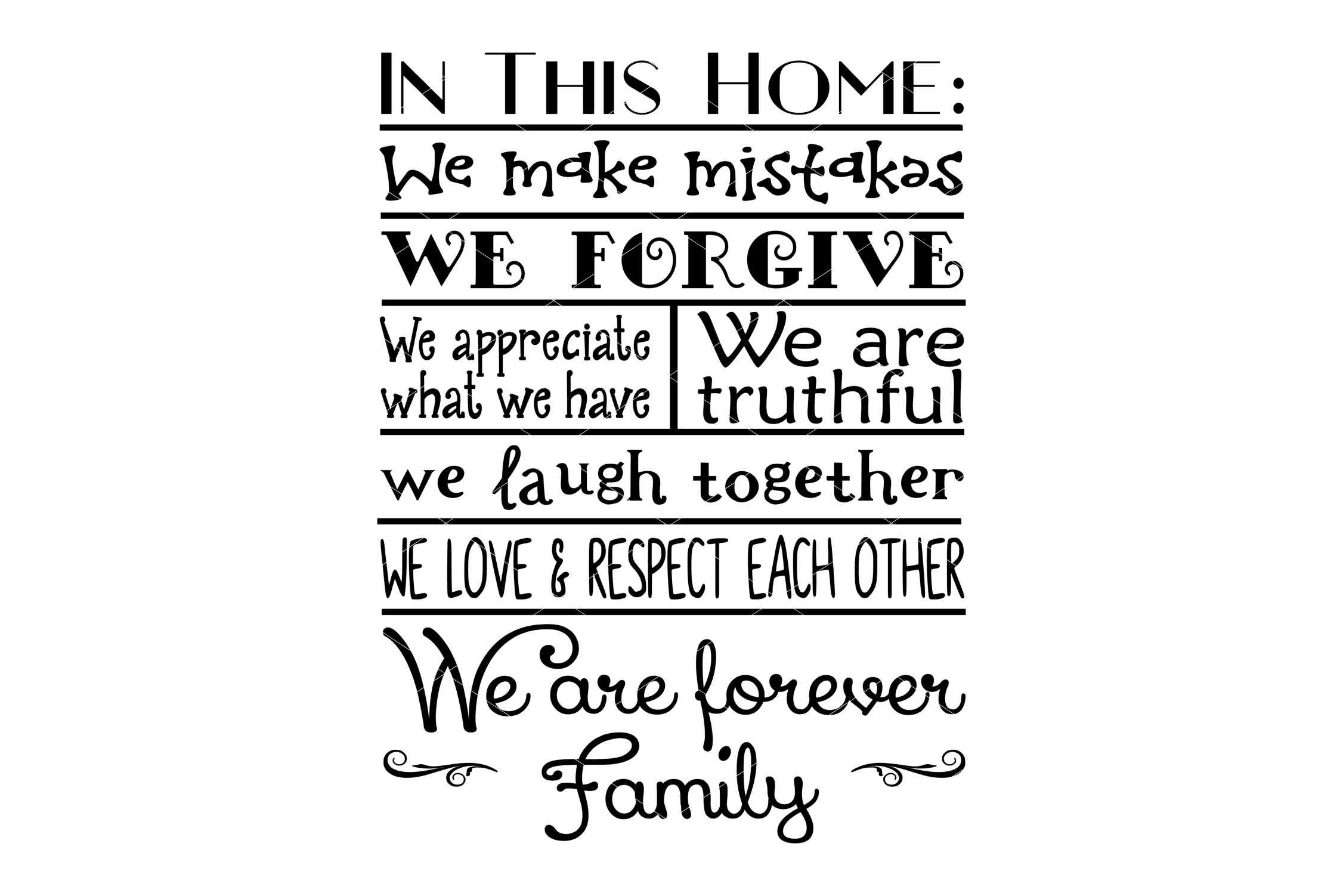 Free Free Family Rules Svg 705 SVG PNG EPS DXF File