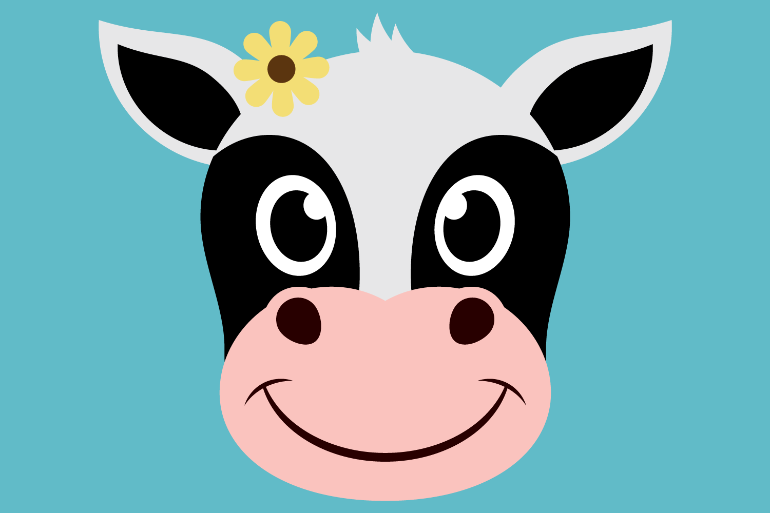 Cute Cow Printable