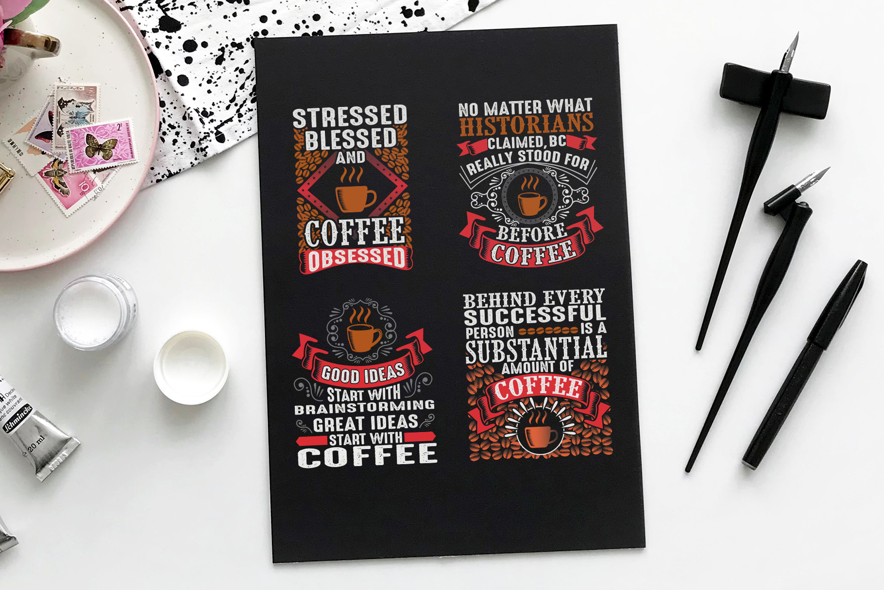 Download Coffee Quotes SVG Cutting Vol 4