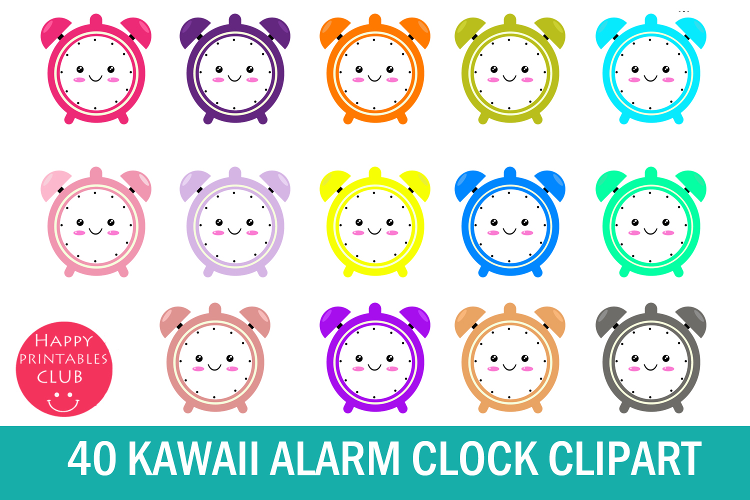 kawaii alarm clock