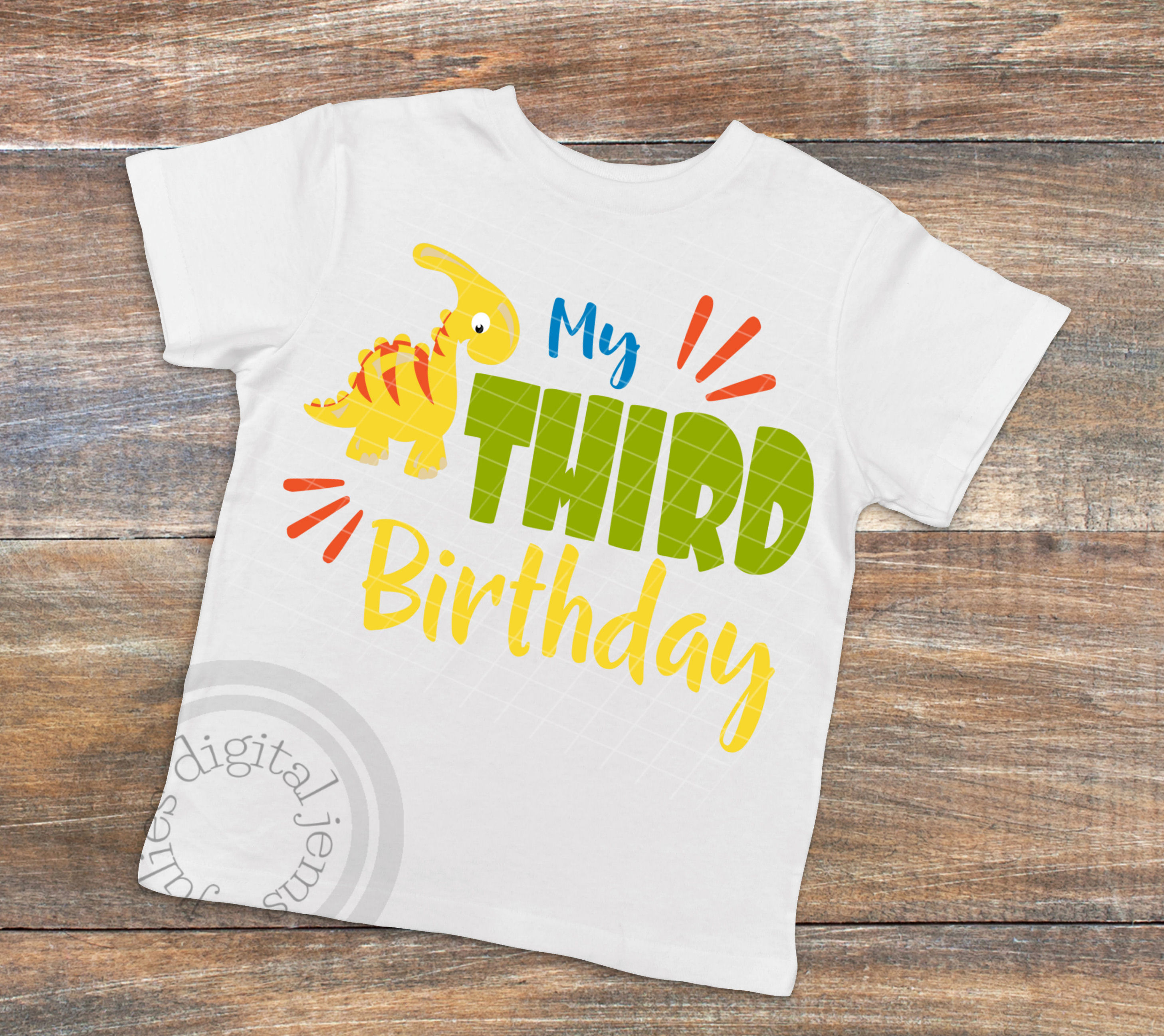 Download Dinosaur Birthday svg, 3rd Birthday svg, Dinosaur svg