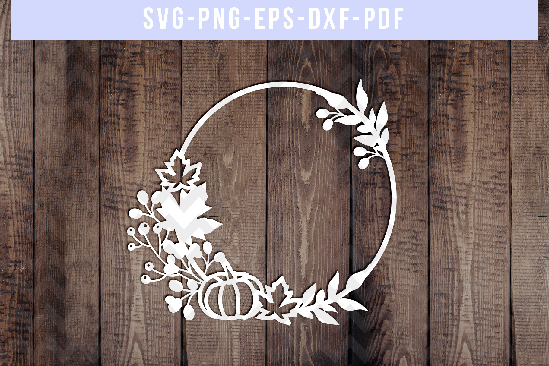 Download Autumn Wreath 3 Papercut Template, Fall Decor, SVG, PDF ...
