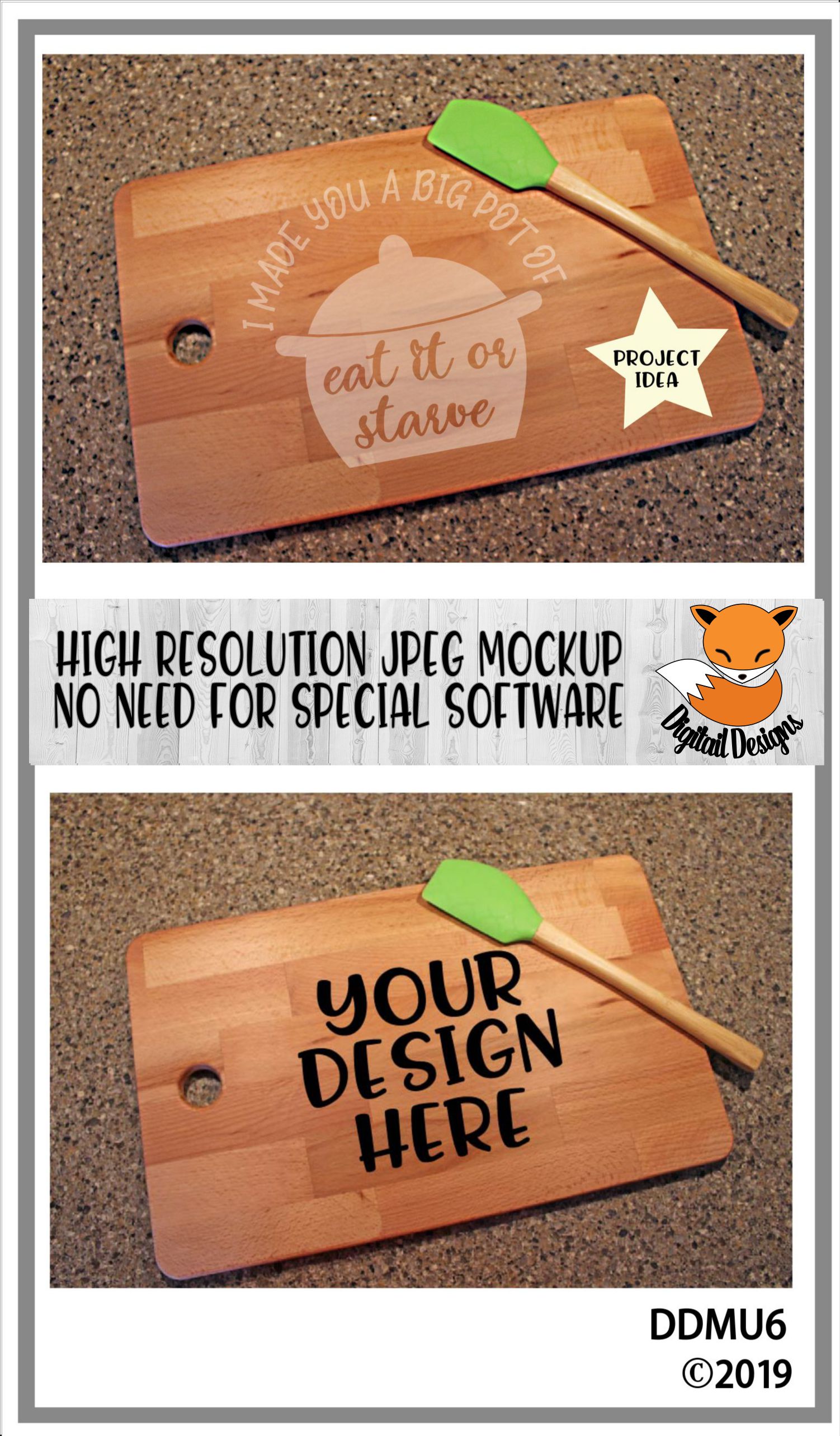 Download Kitchen Cutting Board Mock Up Mockup