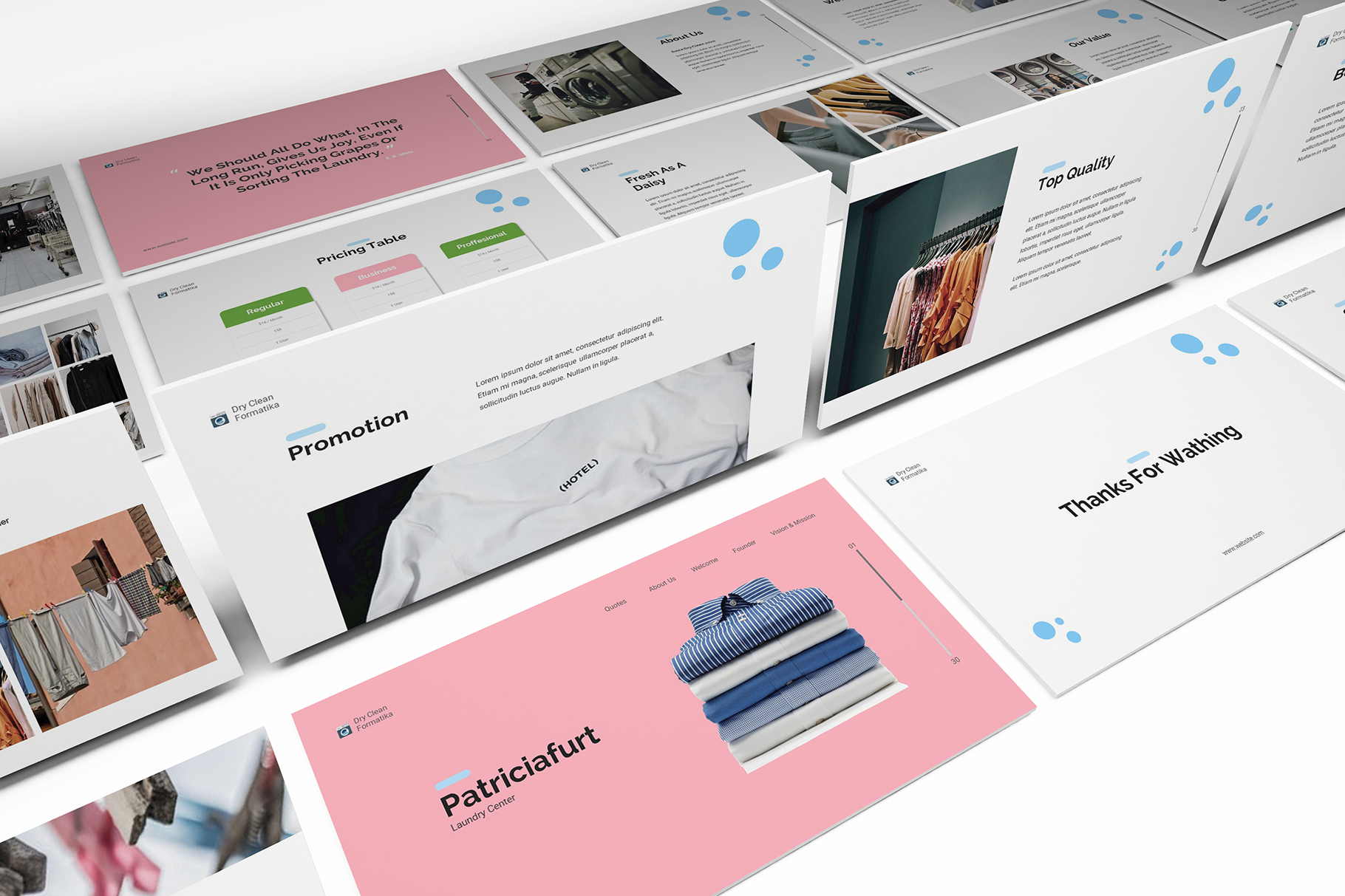 Laundry Powerpoint Template