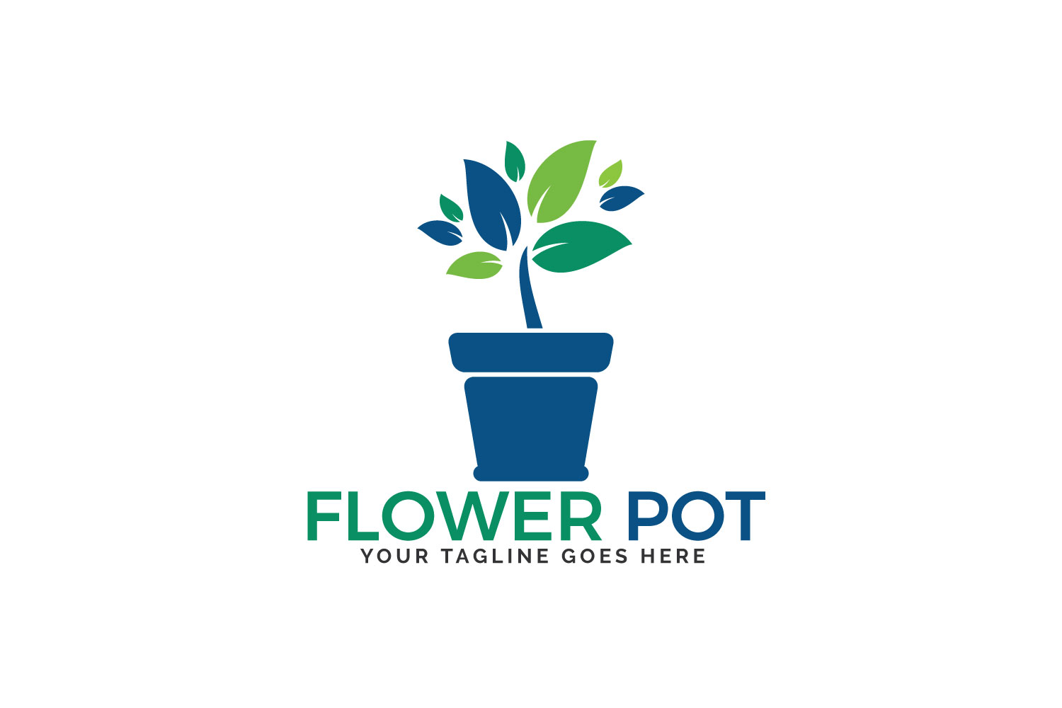 Flower Pot  logo  design  319256 Logos  Design  Bundles