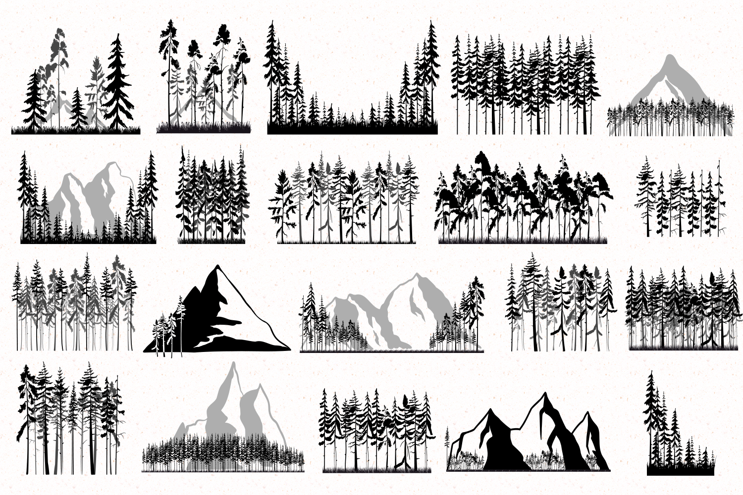 Forest silhouettes