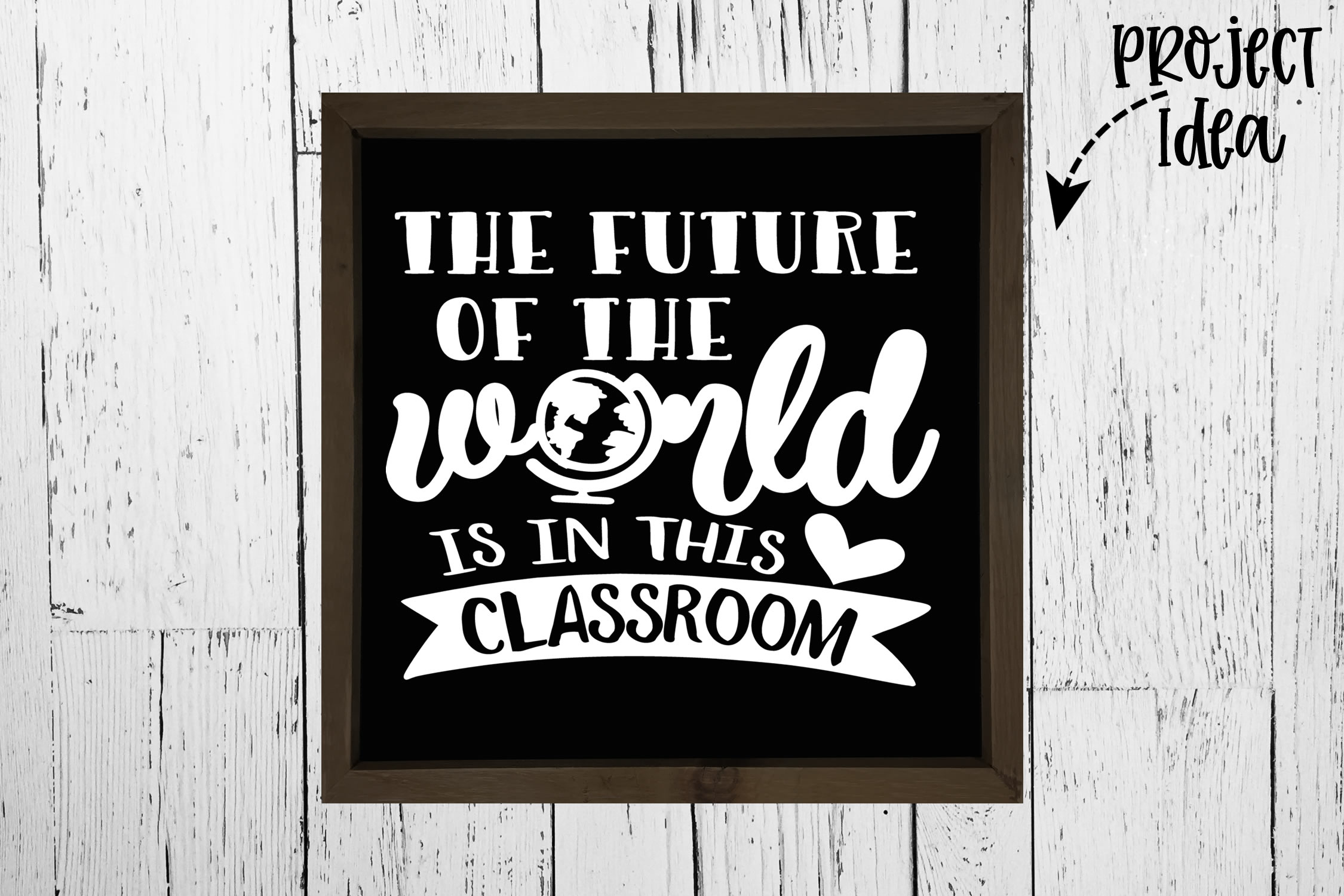 The Future Of The World Is In This Classroom Svg, School Svg